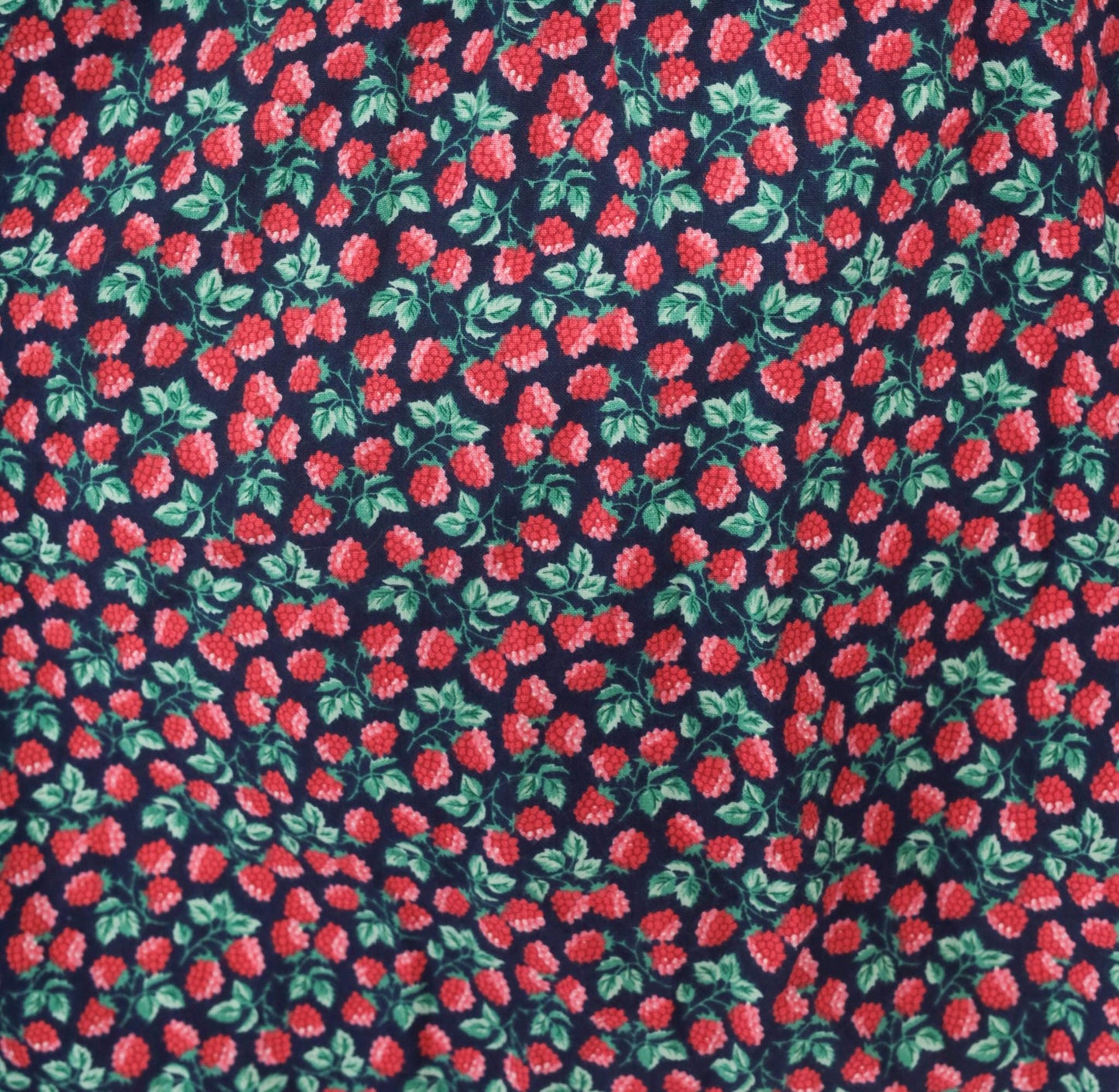 90s Raspberry Chambray Midi Dress Button Front Pockets Cotton Large L