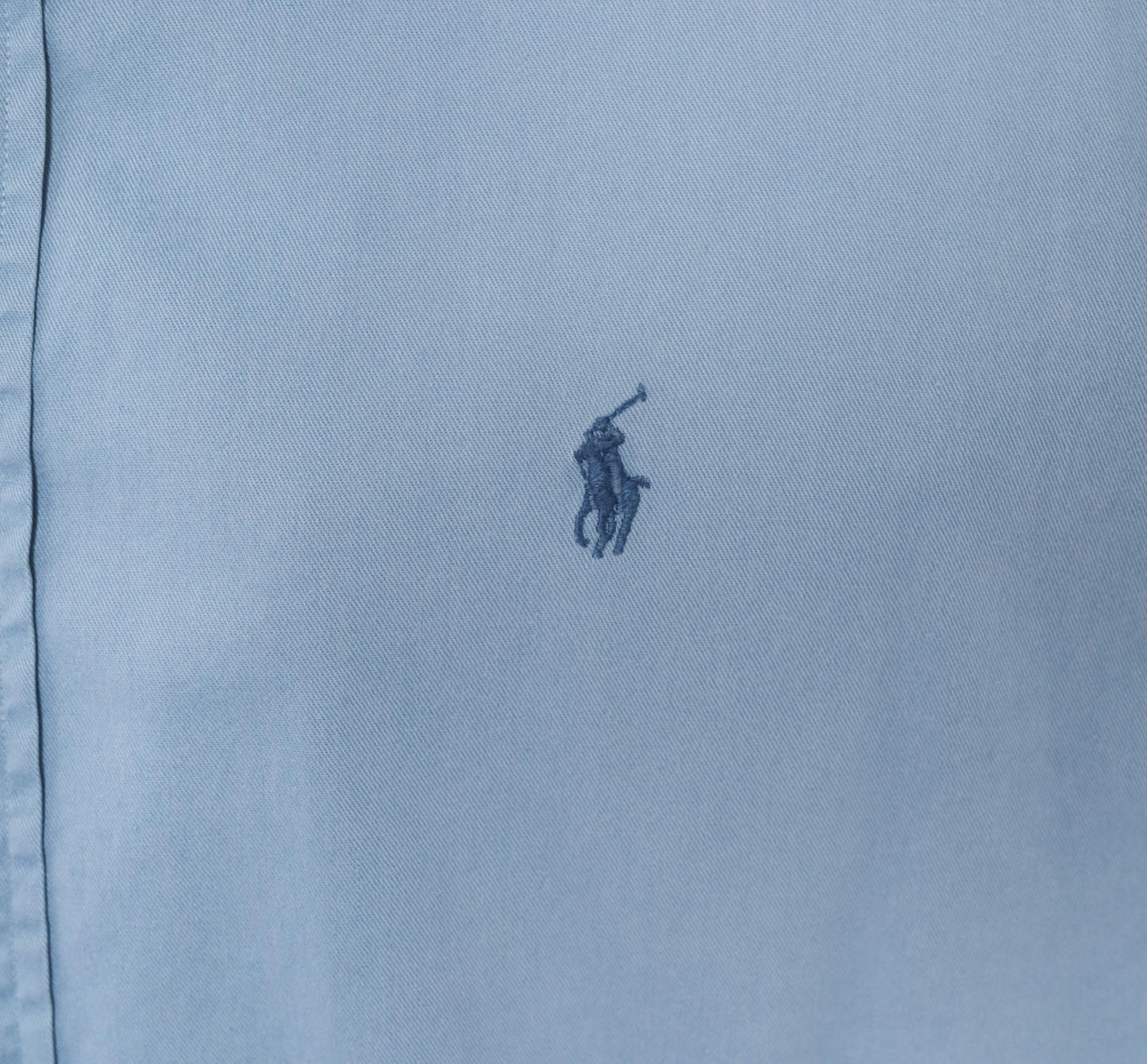 90s Ralph Lauren Powder Blue Cotton Oxford Button-Down Shirt Extra Large XL