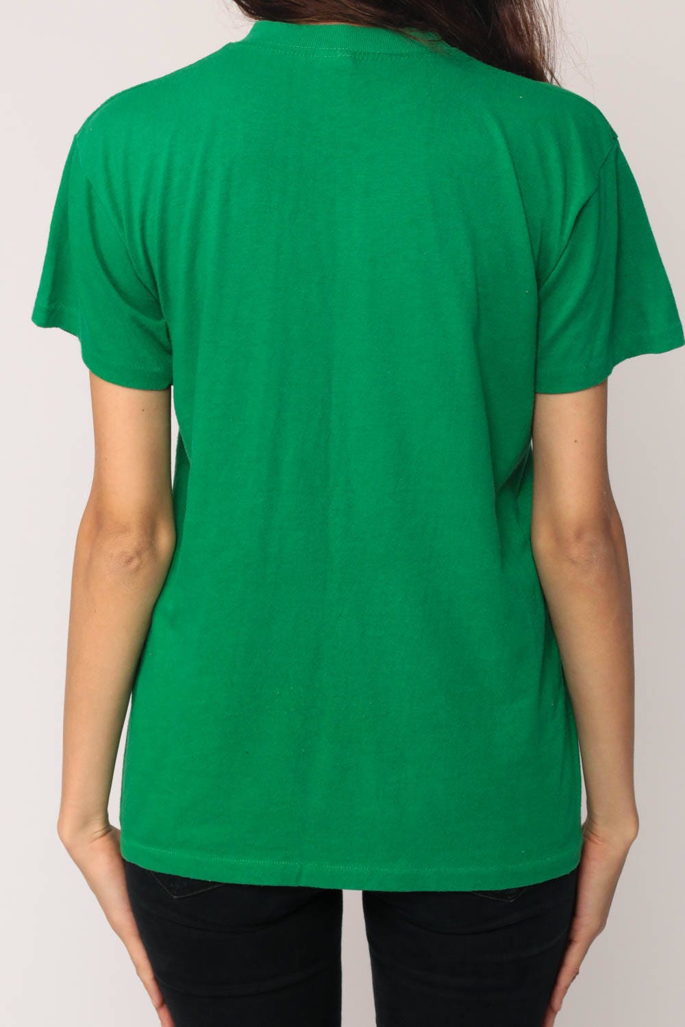 80s Cadillacs by Bayless Graphic T-Shirt Green Classic Cars Small