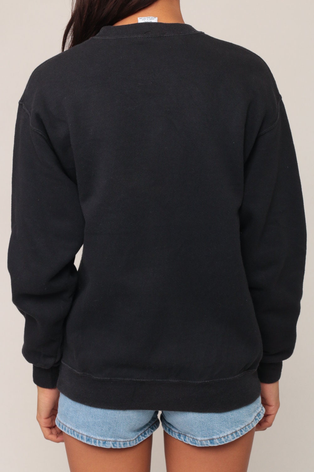 90s San Francisco 49ers Football Sweatshirt Black Graphic Crewneck Small