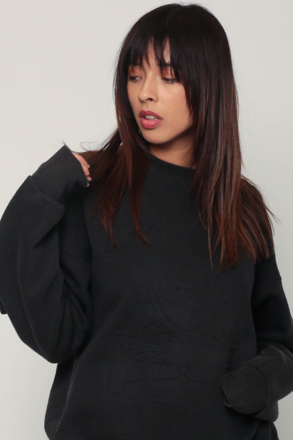 90s Looney Tunes Tasmanian Devil Taz Graphic Sweatshirt Black Extra Large