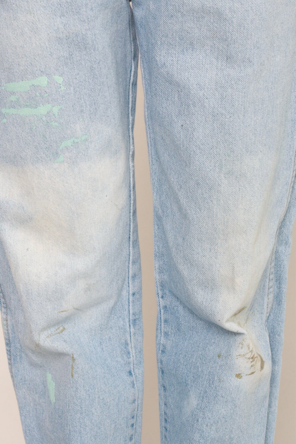 Wrangler 80s Mom Jeans High Waisted Tapered Distressed Blue Denim Large 33