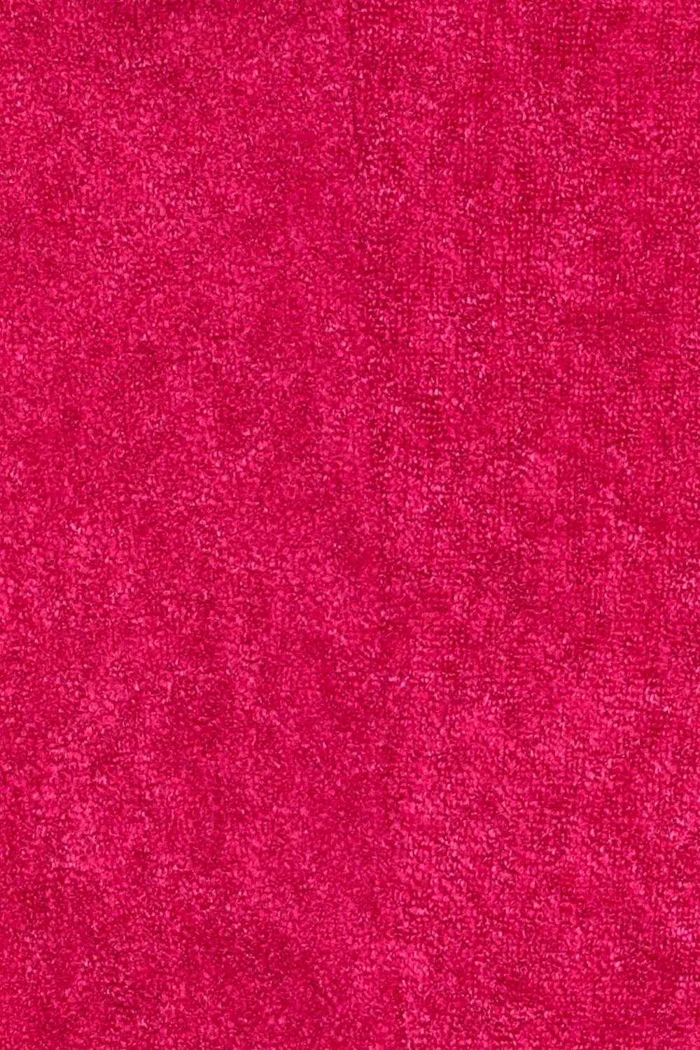 80s Hot Pink Terry Cloth Mini Dress Button Front Long Sleeve Shift Small