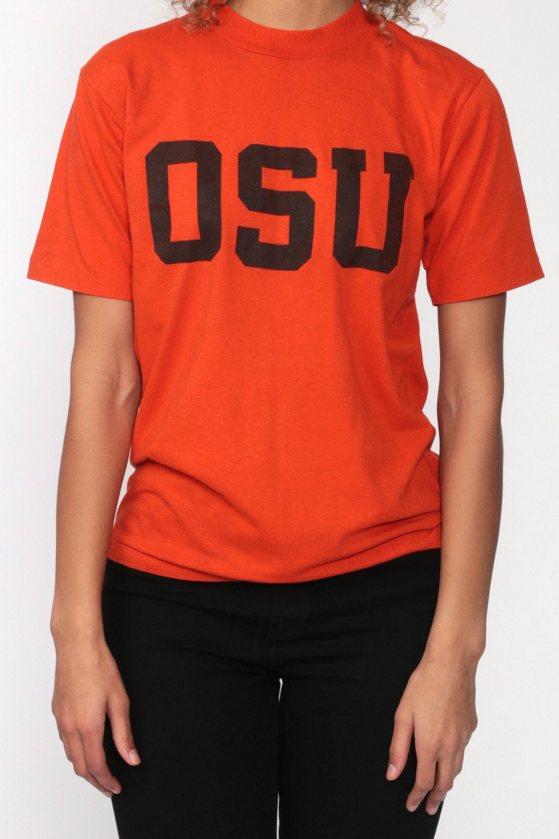 90s Oklahoma State University OSU Cowboys Orange Graphic Tee Extra Small XS