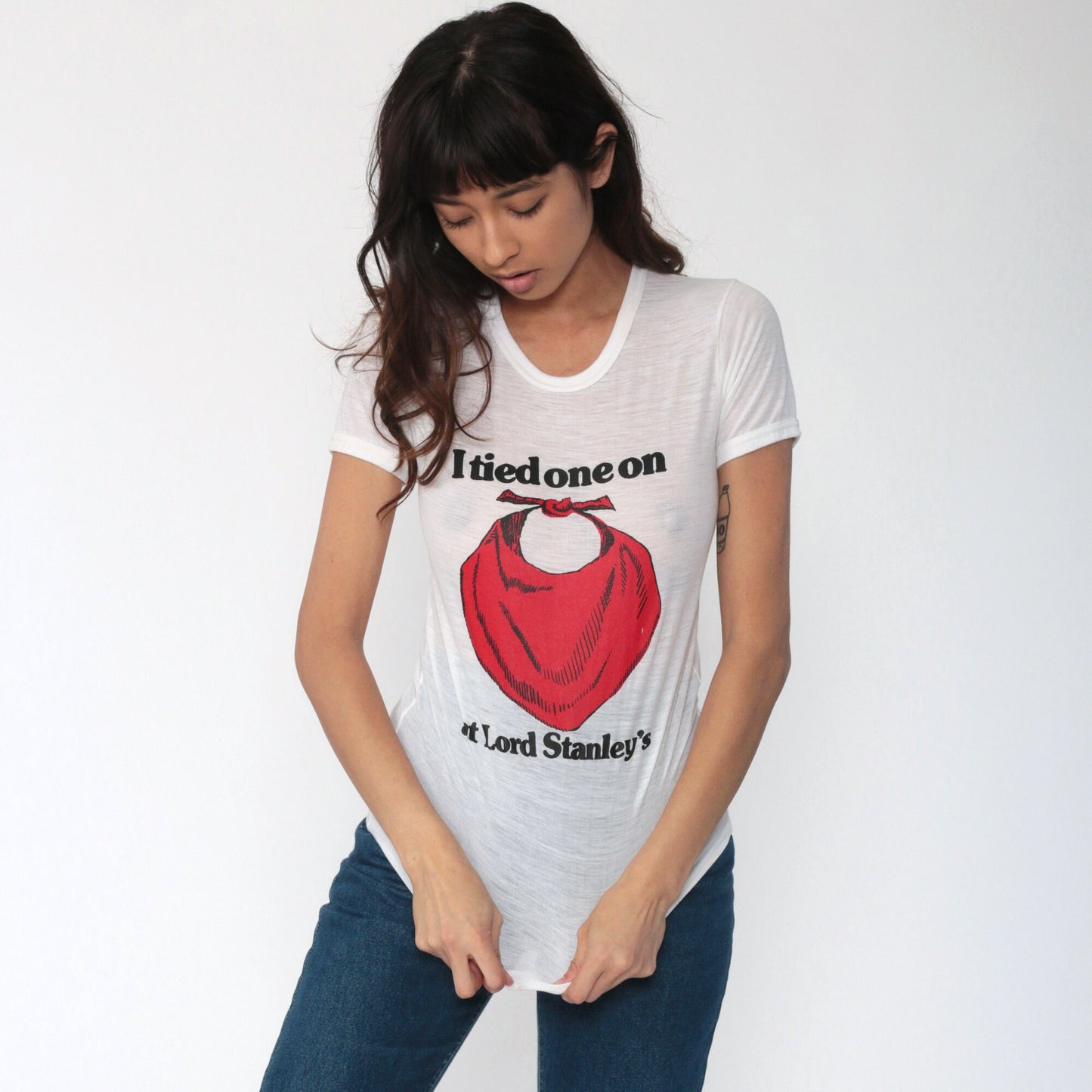 80s Lord Stanley's Restaurant Single Stitch Graphic Tee Small