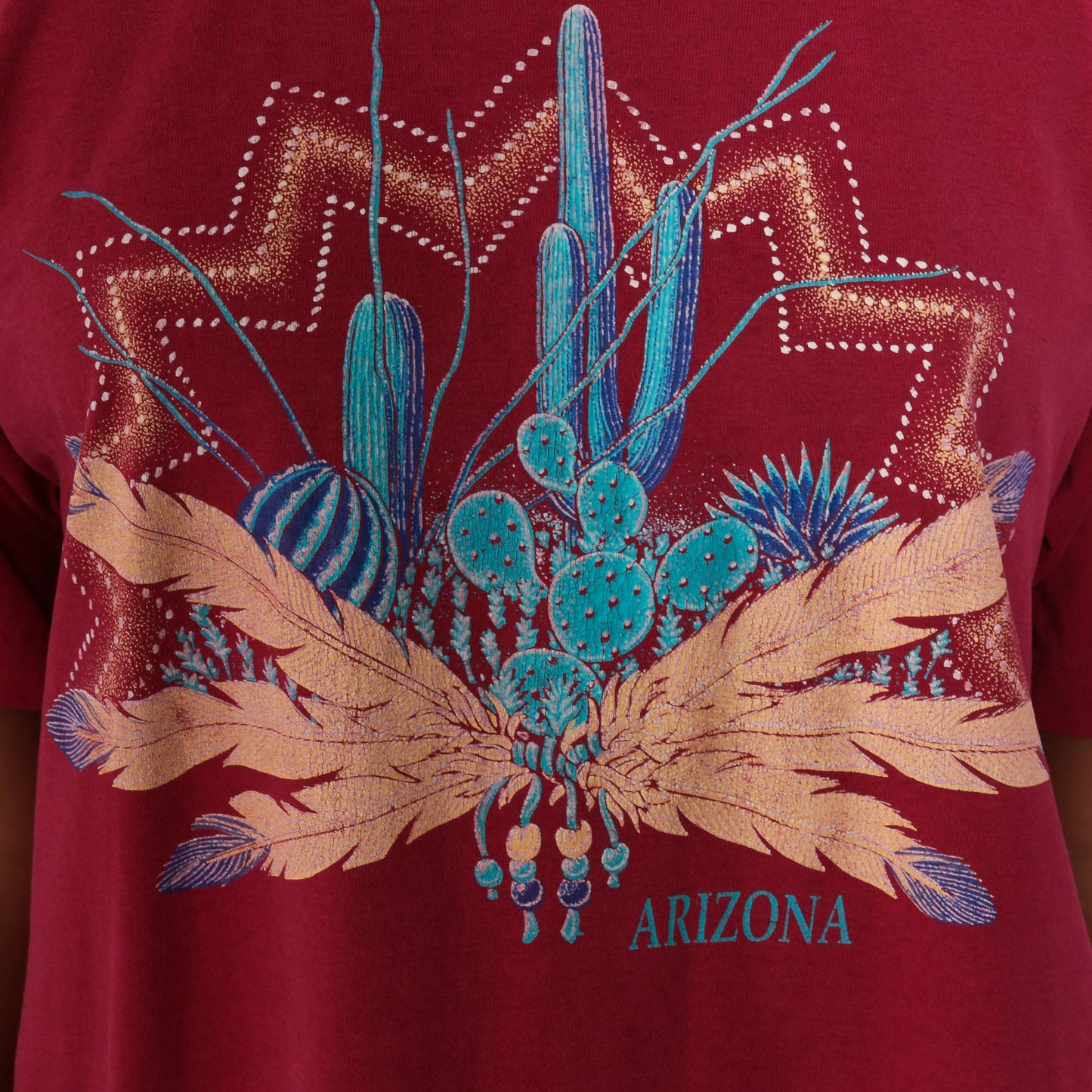 90s Arizona Cactus Desert Saguaro Graphic T-Shirt Extra Large XL