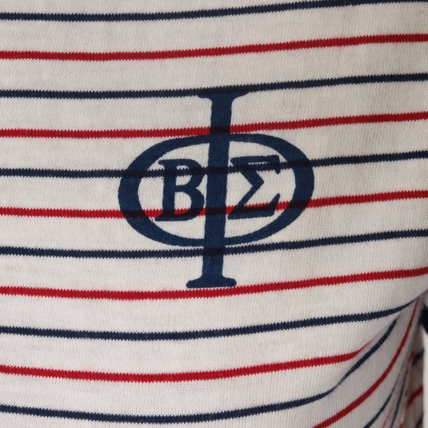 80s Beta Sigma Phi Sorority Graphic T-Shirt White Ringer Tee Small