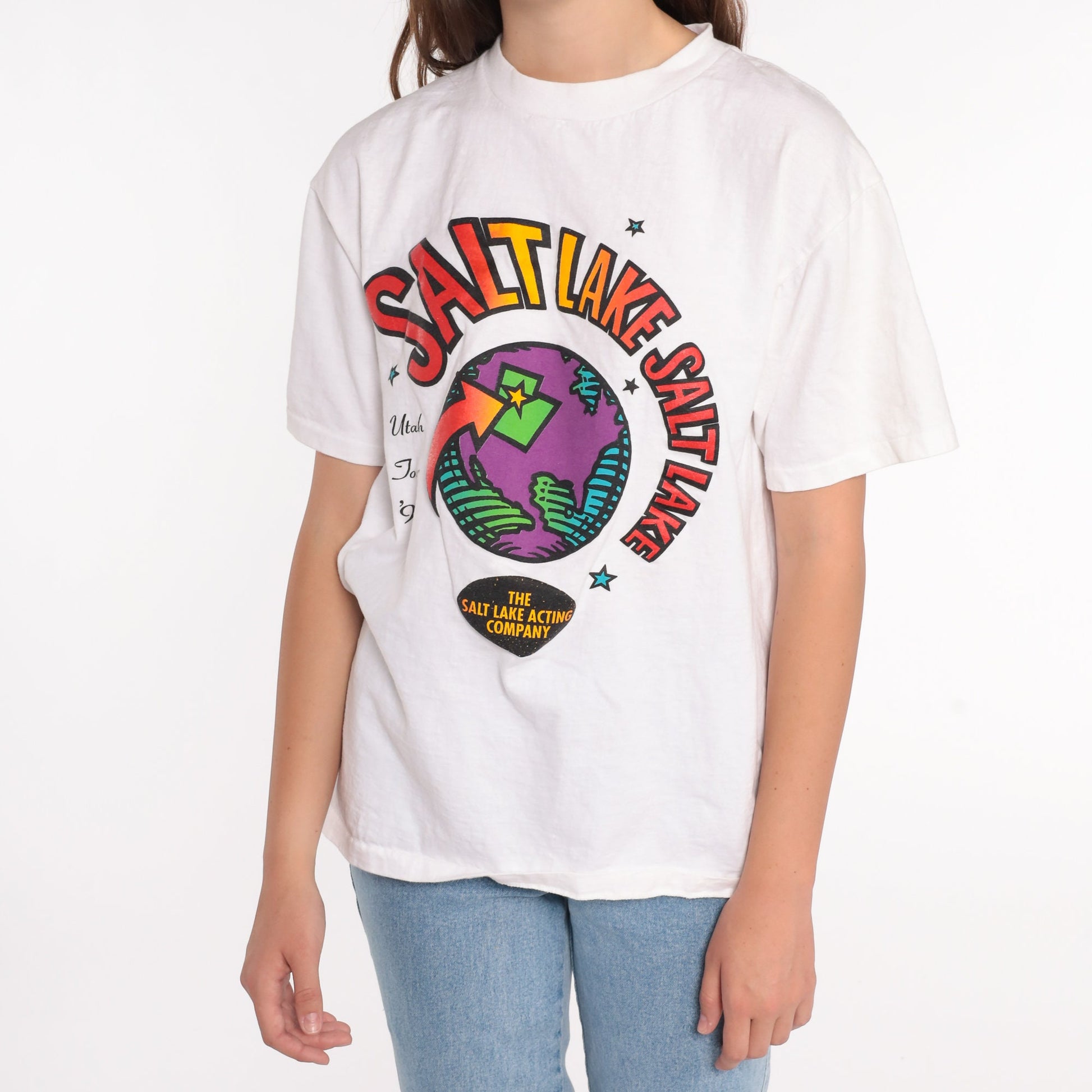 90s Salt Lake Acting Company Graphic Tee Utah Single Stitch Medium