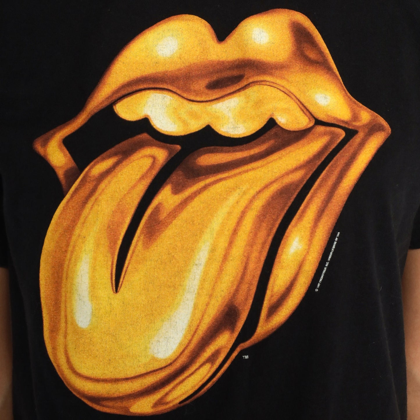 1997 Rolling Stones Bridges to Babylon Tour T Shirt Cotton Small