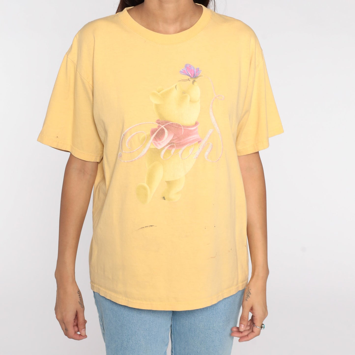 90s Winnie the Pooh Disney Graphic T-Shirt Cotton Tee Medium