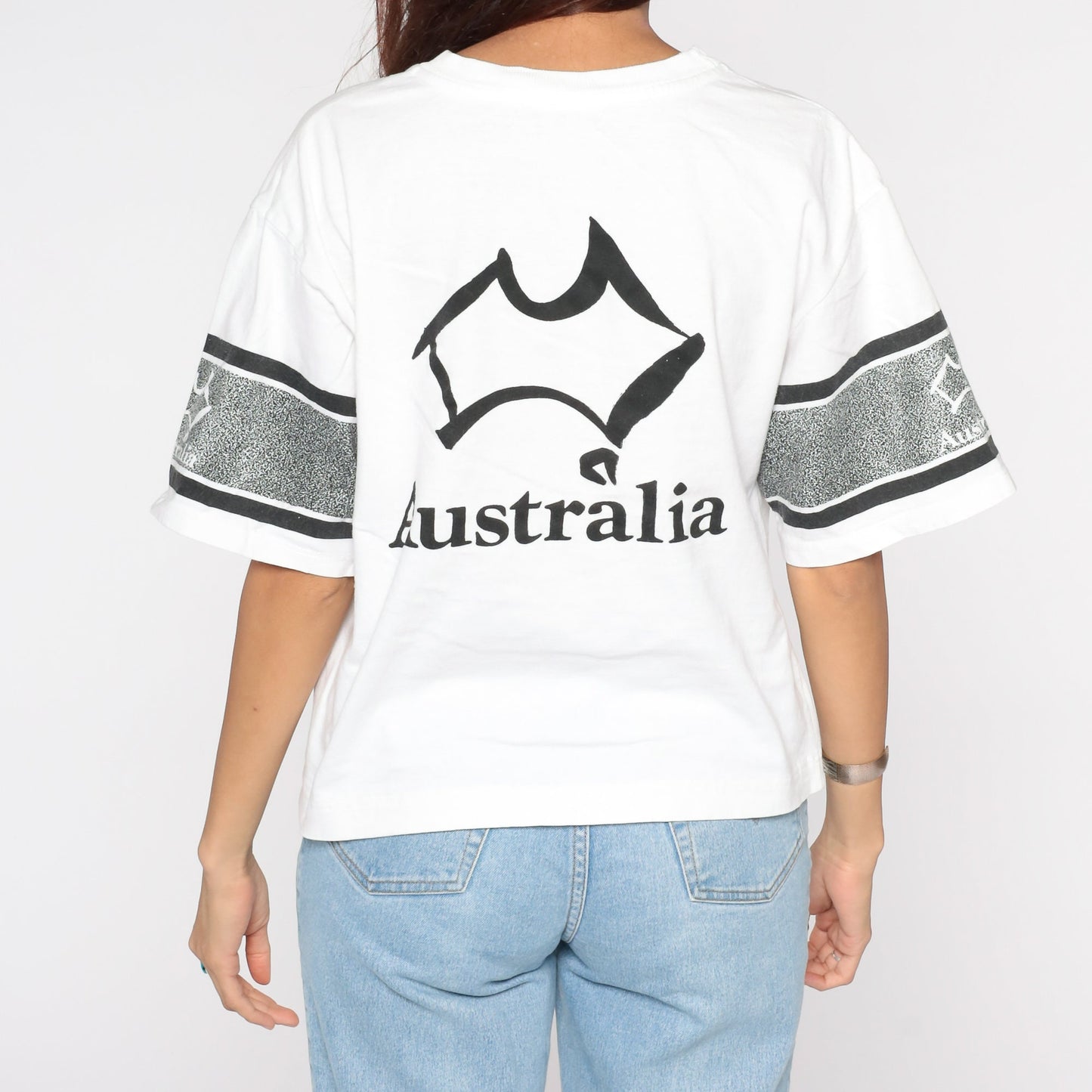 90s Koala Australia Wildlife Graphic T-Shirt Black White Small