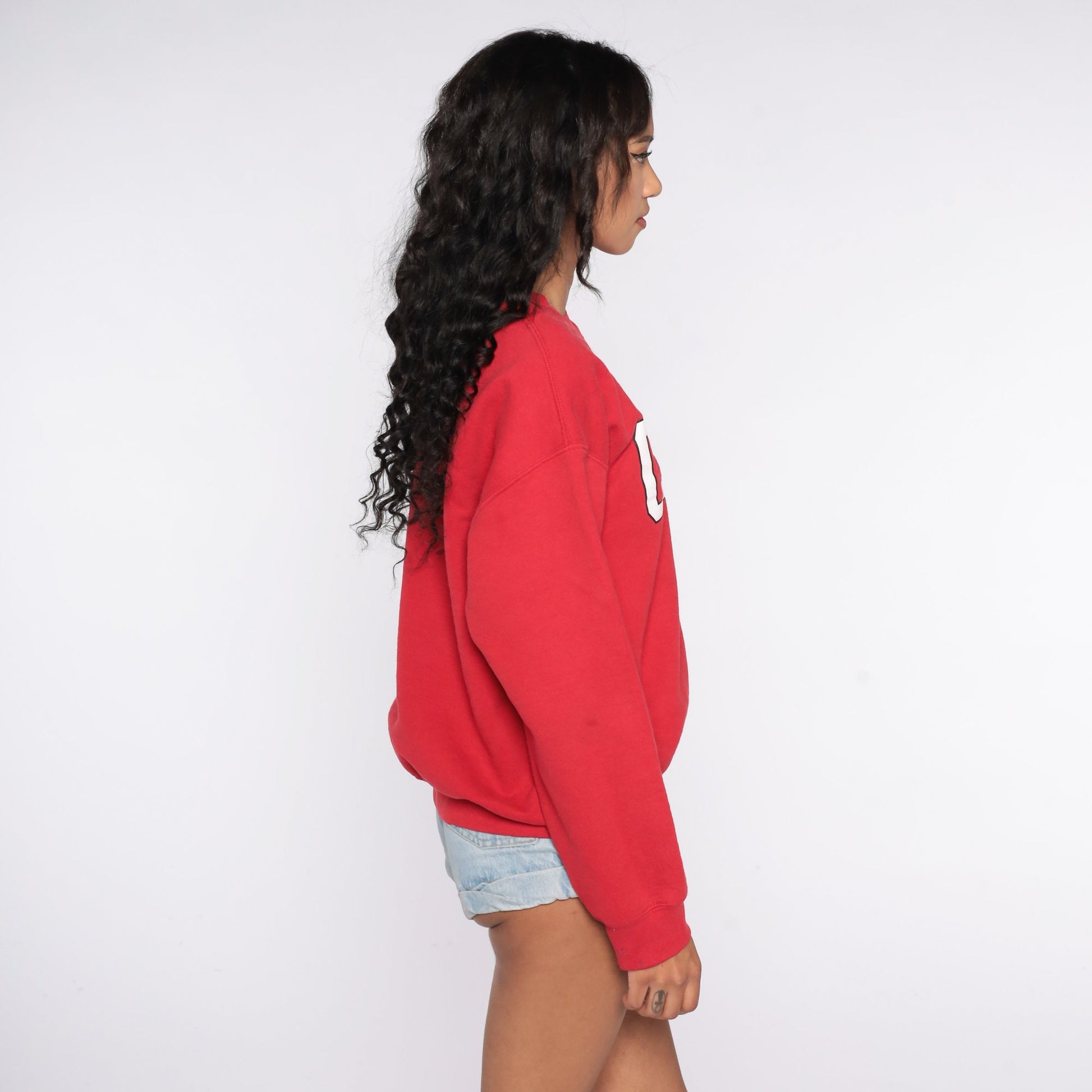 00s CSUEB California State University East Bay Red Sweatshirt Medium