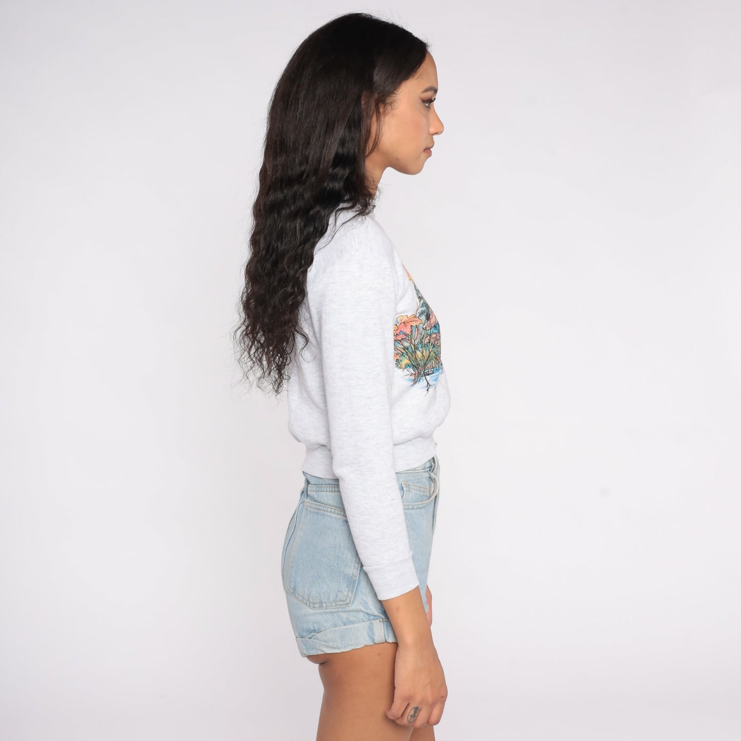 90s Woolrich Pennsylvania Animal Nature Graphic Sweatshirt Cropped XS