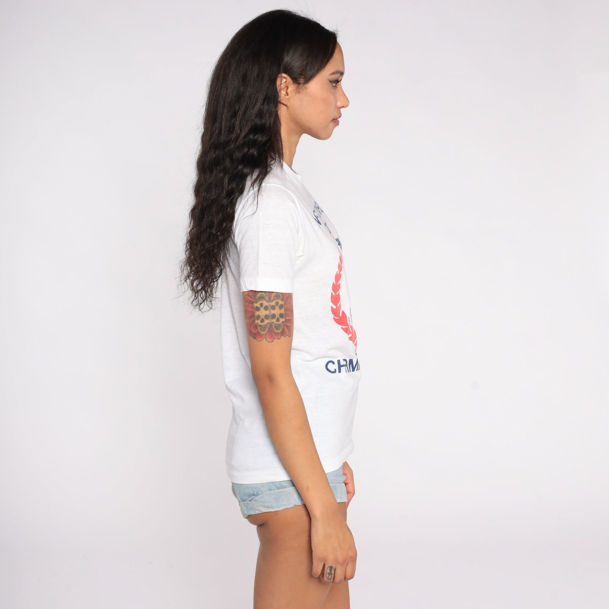 80s Sears Junior Olympics National Championship Graphic Tee White Single Stitch Small