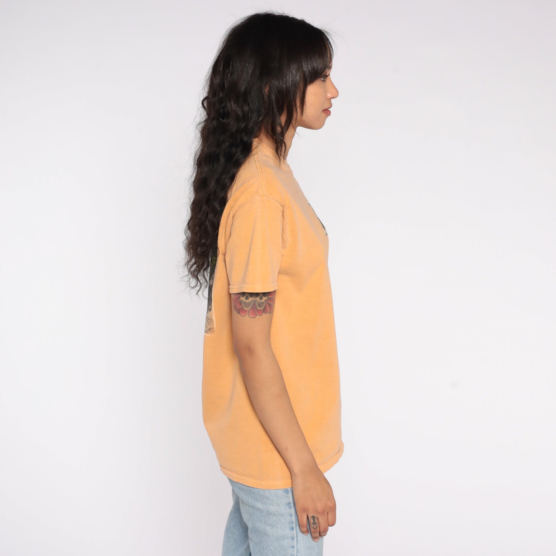 90s Multnomah Falls Oregon Graphic T-Shirt Cotton Tee Medium