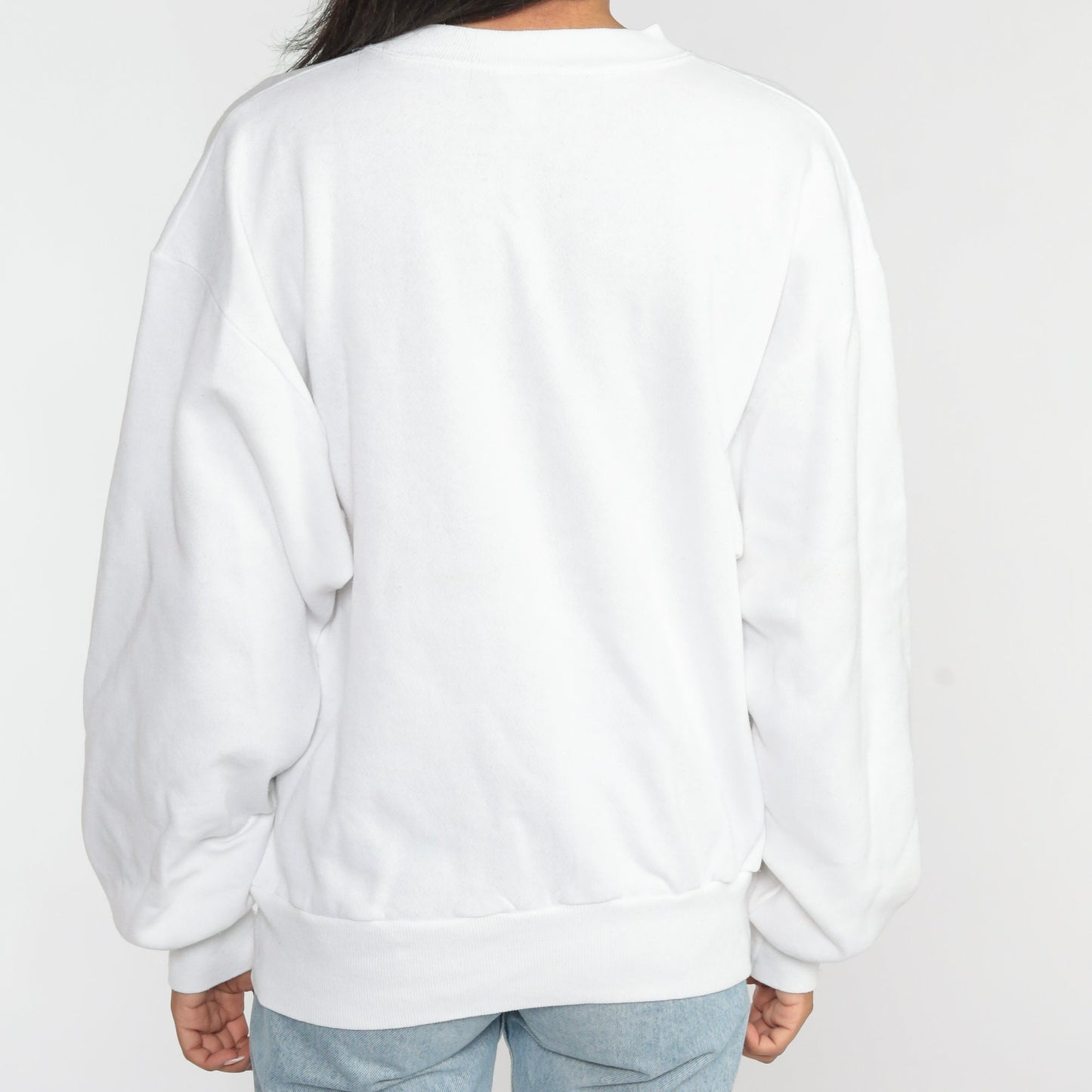 90s MIT Beavers Champion Sweatshirt White Graphic Crewneck Extra Large