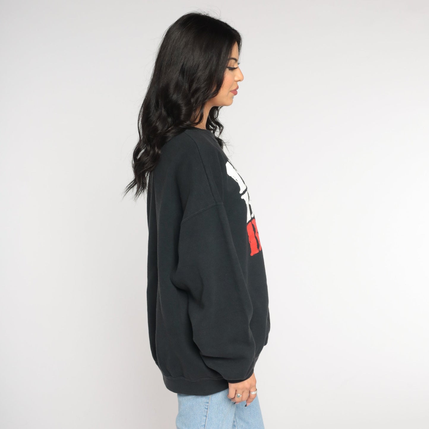 90s Big Bad Bill Graphic Sweatshirt Lee Black Crewneck Extra Large XXL