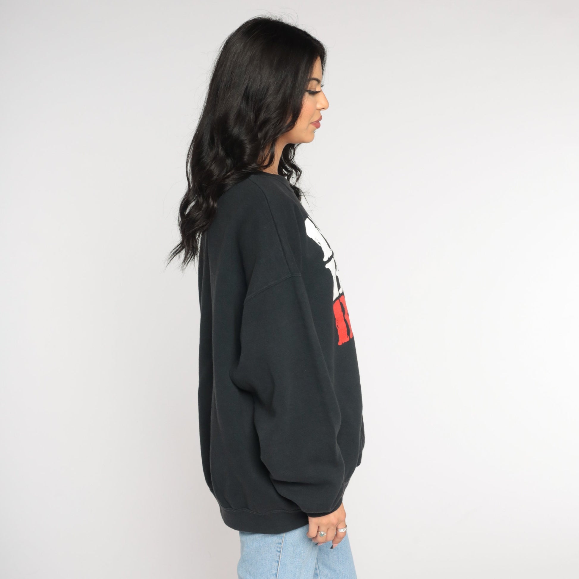 90s Big Bad Bill Graphic Sweatshirt Lee Black Crewneck Extra Large XXL