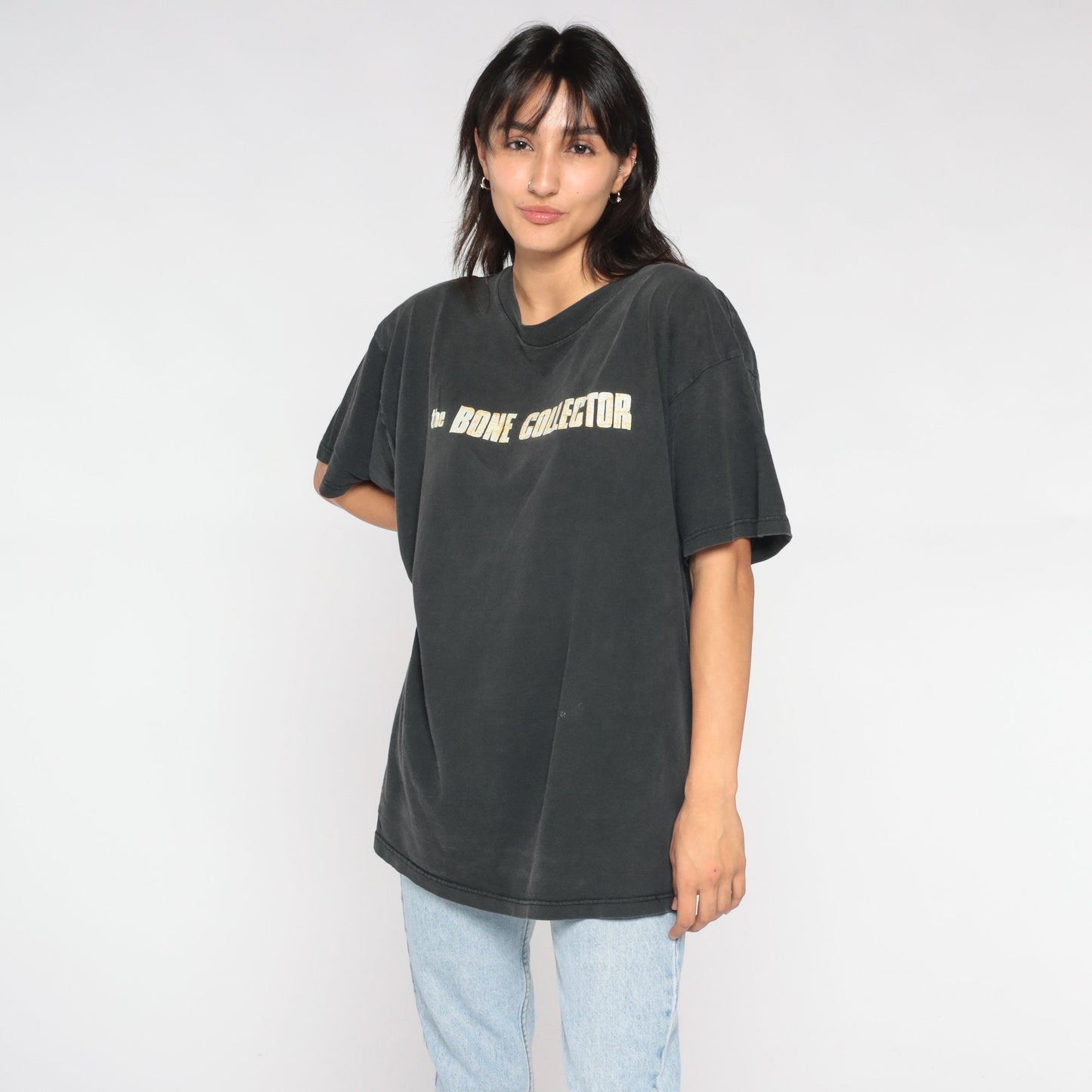 The Bone Collector 00s Movie Graphic Tee Black Cotton Extra Large XXL
