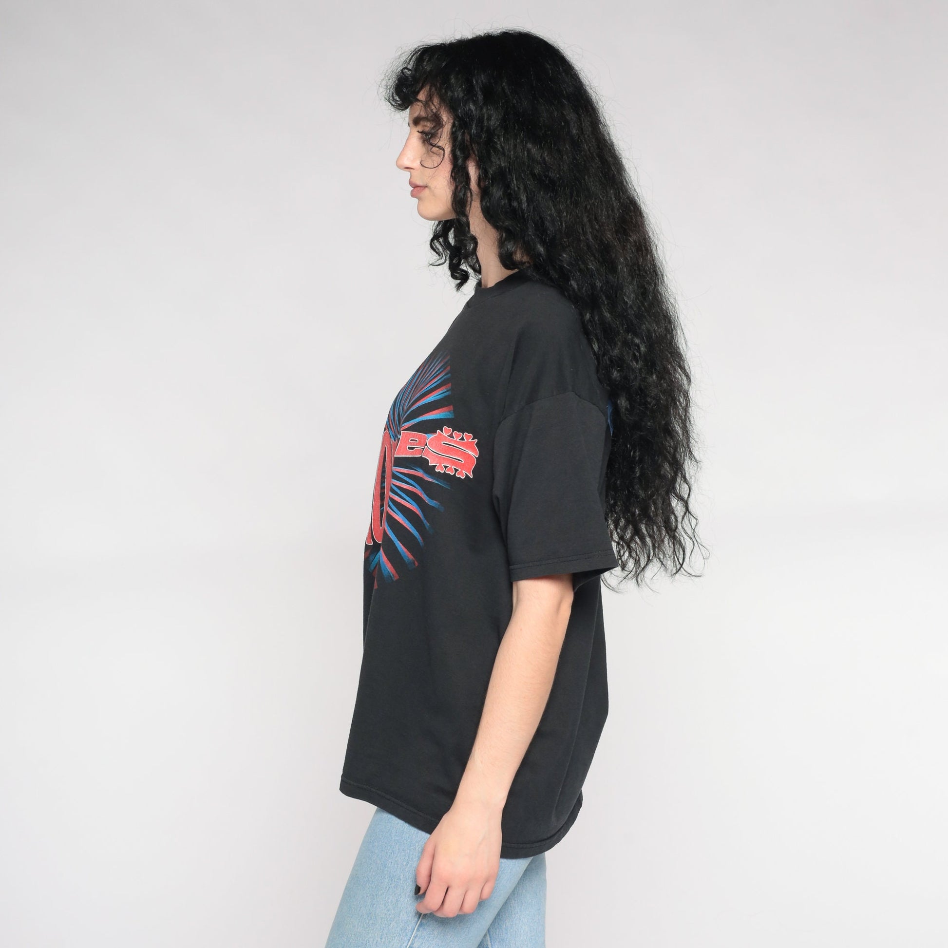 1997 The Monkees Tour Band T-Shirt Black Cotton Extra Large XL