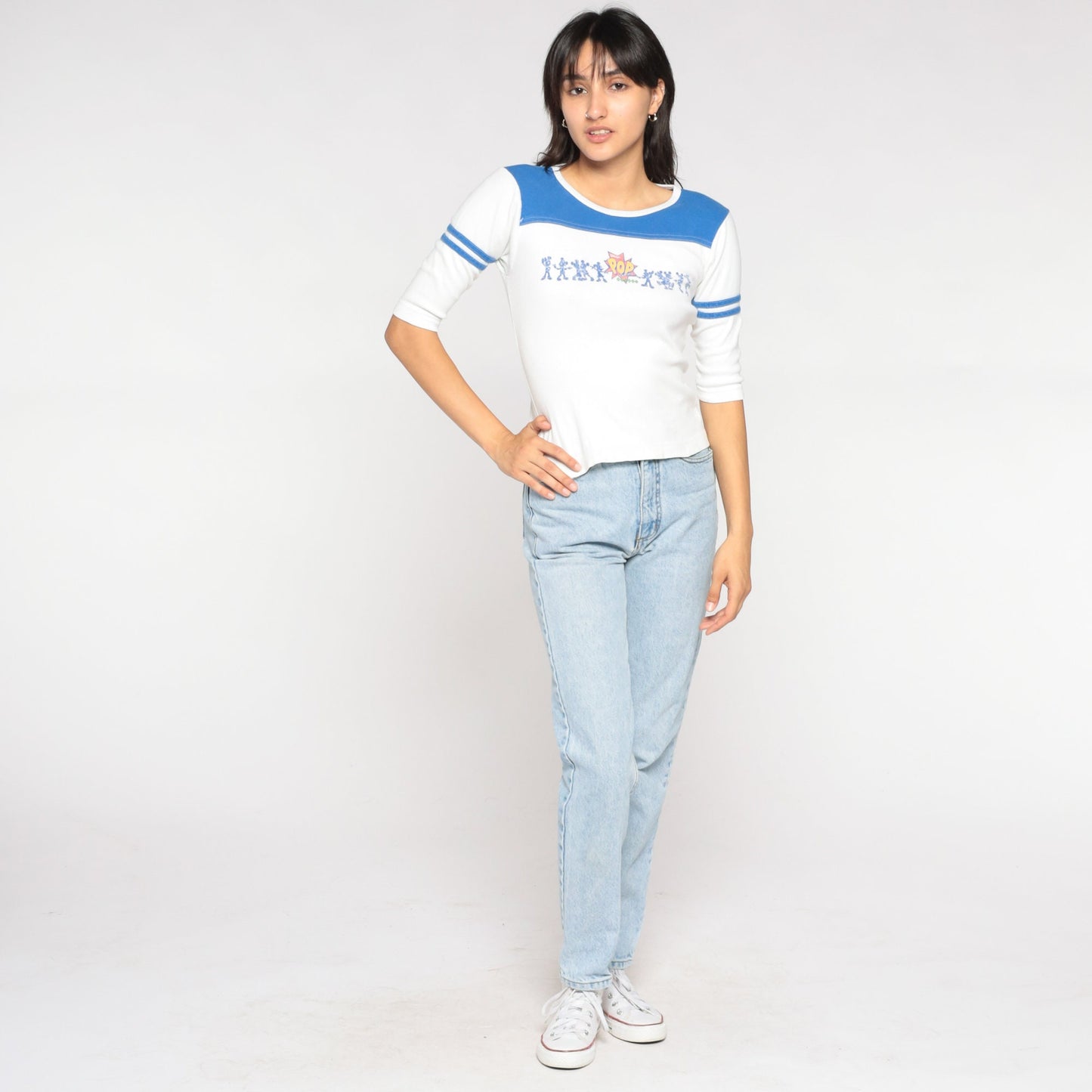90s Walt Disney World Pop Century Resort Graphic Tee White Small