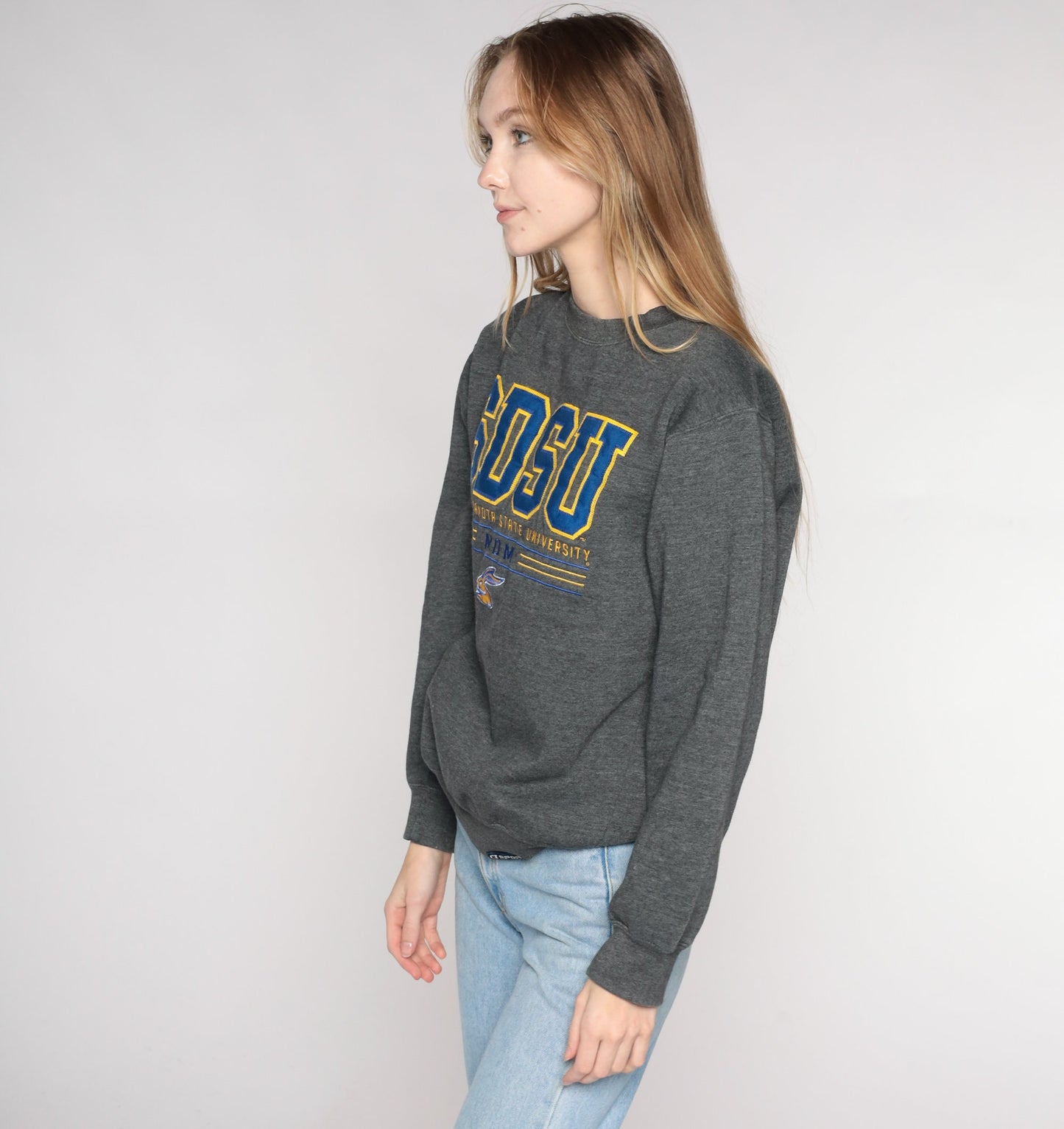 Y2K SDSU Mom Sweatshirt South Dakota State University Crewneck Small S