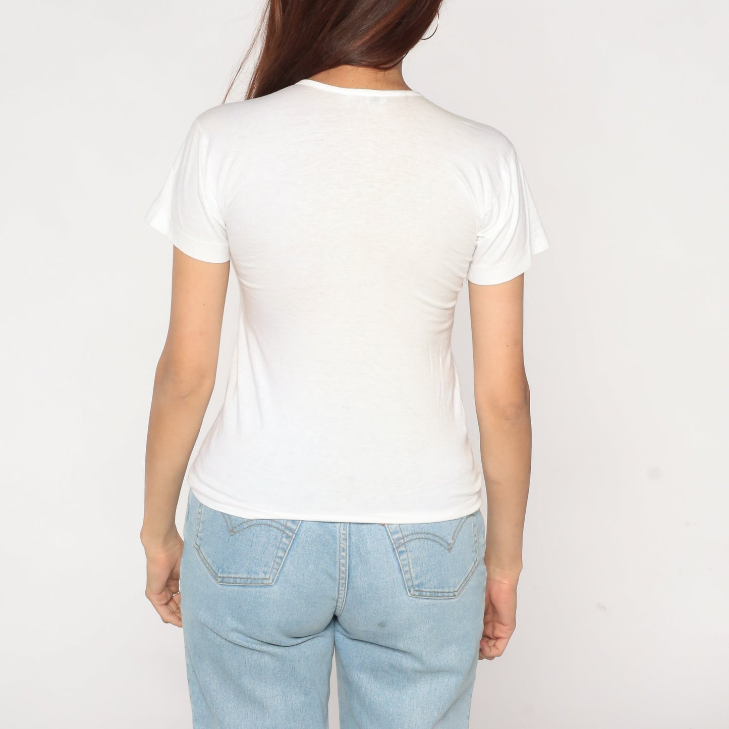 80s Antigua Wave Graphic T-Shirt White Single Stitch Extra Small
