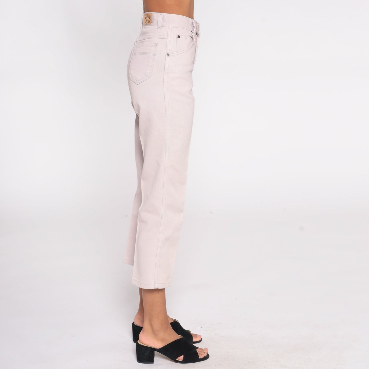 90s Cascade Blues Light Pink High Waist Straight Leg Jeans Small 26