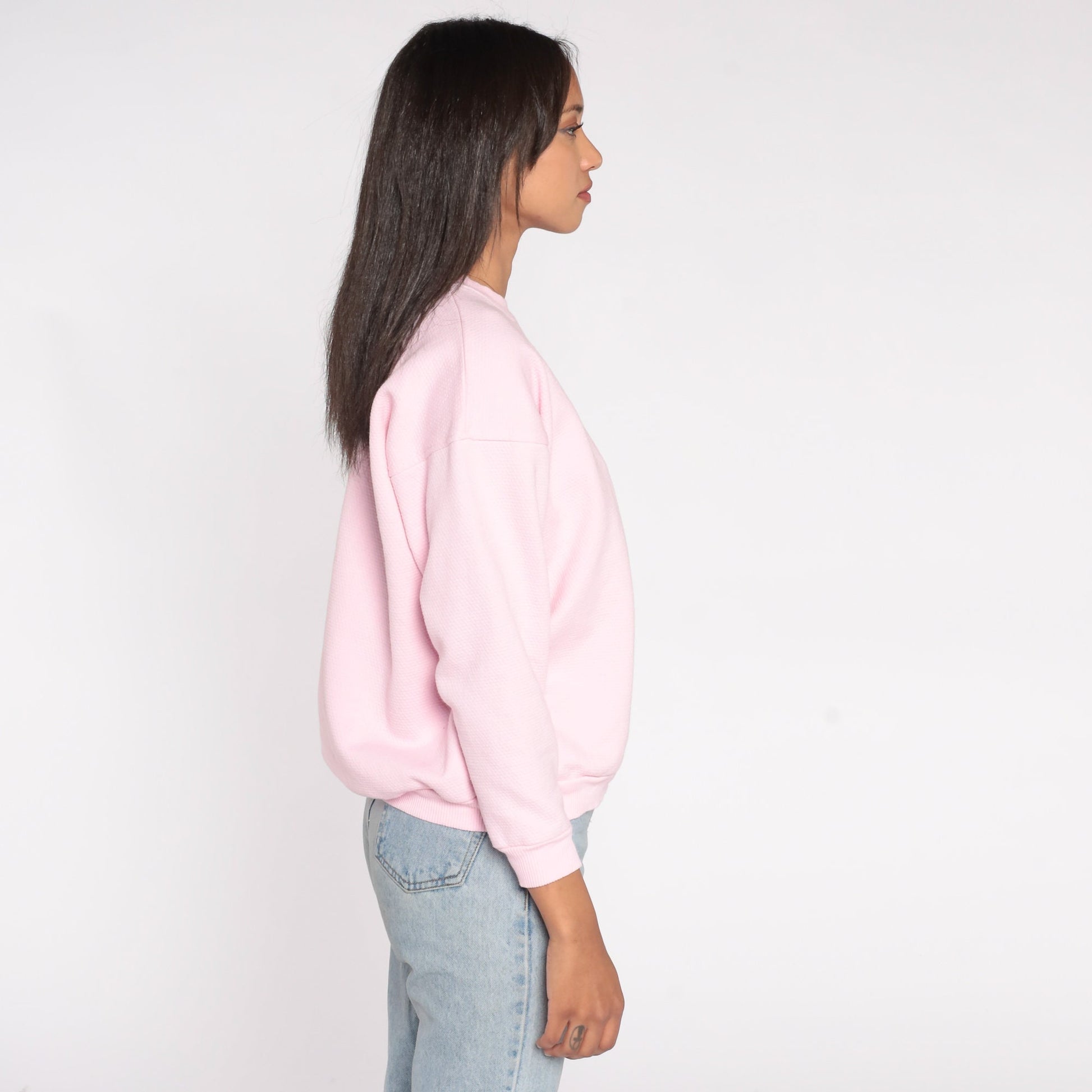 90s Paradise Island Bahamas Pink Graphic Sweatshirt Crewneck Medium