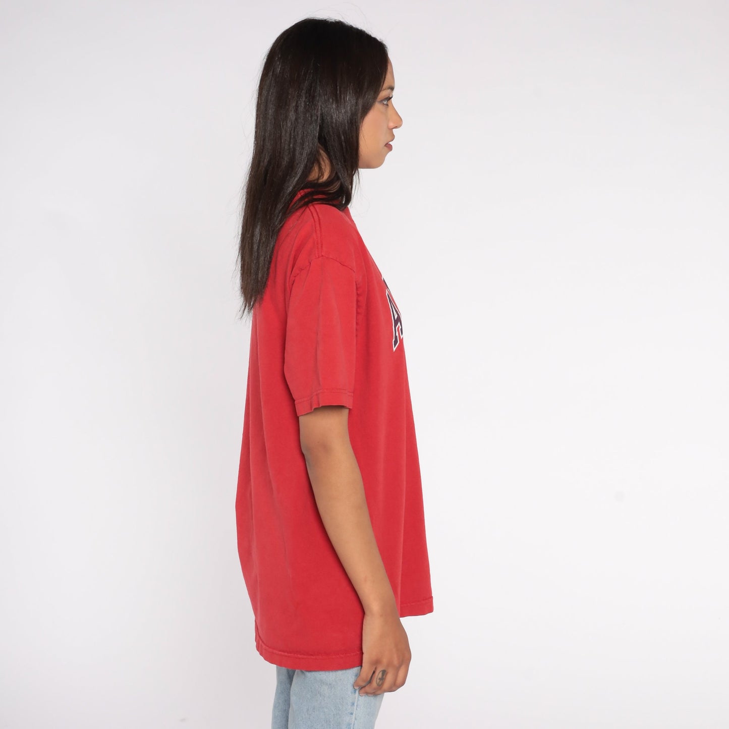 00s University of Arizona Graphic T-Shirt Red Cotton Tee Large
