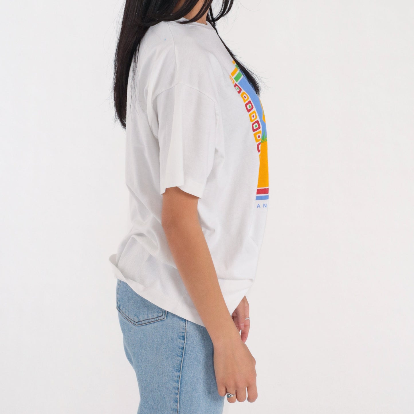 90s Cancun Club Med Graphic T-Shirt Sombrero Cactus Single Stitch XL