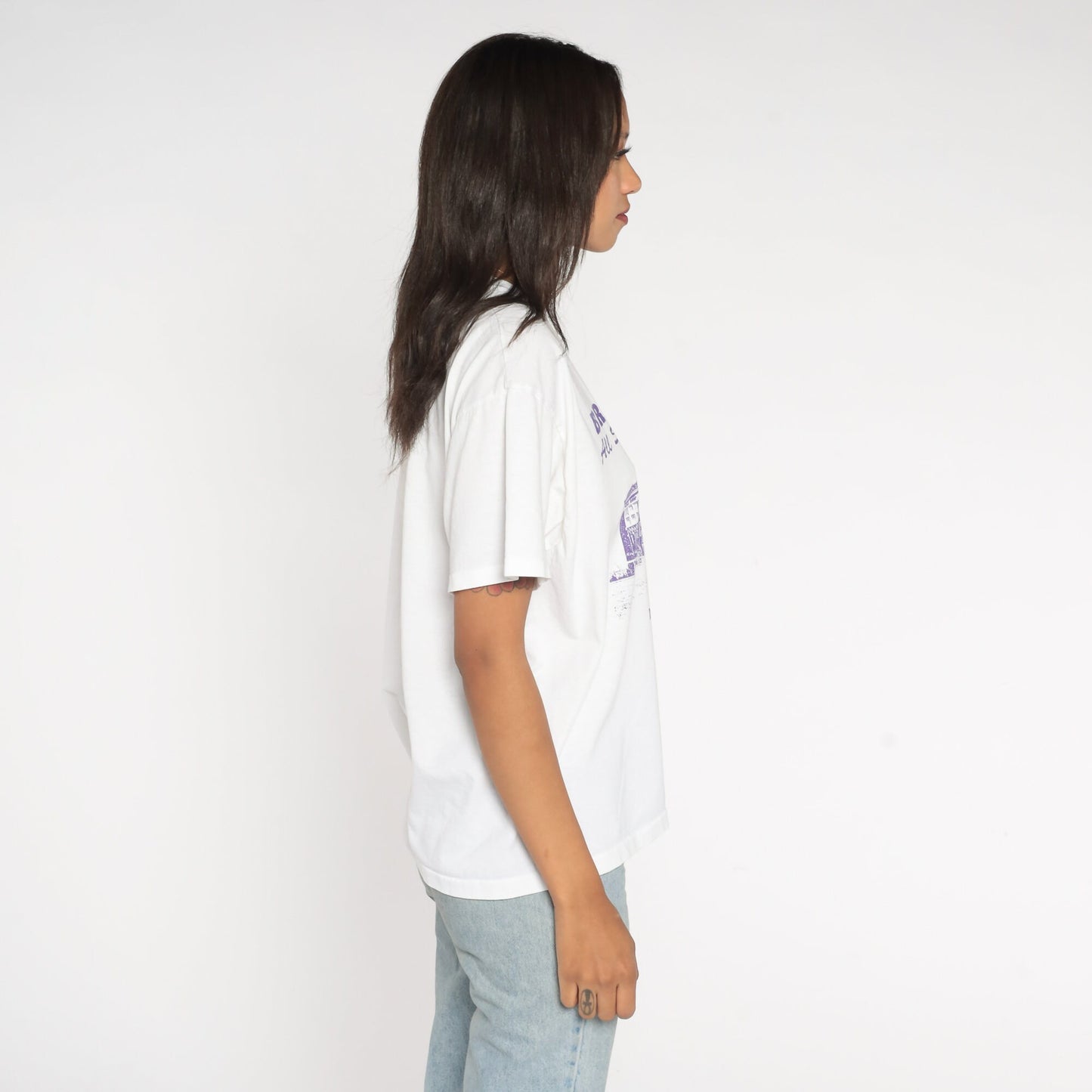 1996 Bronson Iowa School Reunion Graphic Tee White Large L