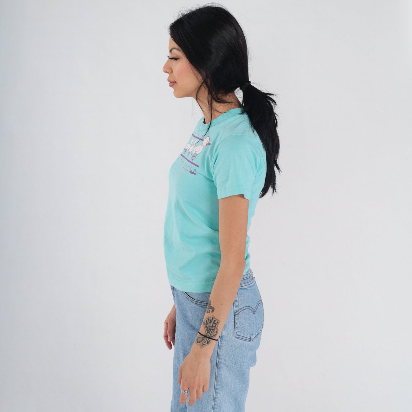 90s Ride The Ducks Branson Missouri Graphic Tee Blue Single Stitch XS
