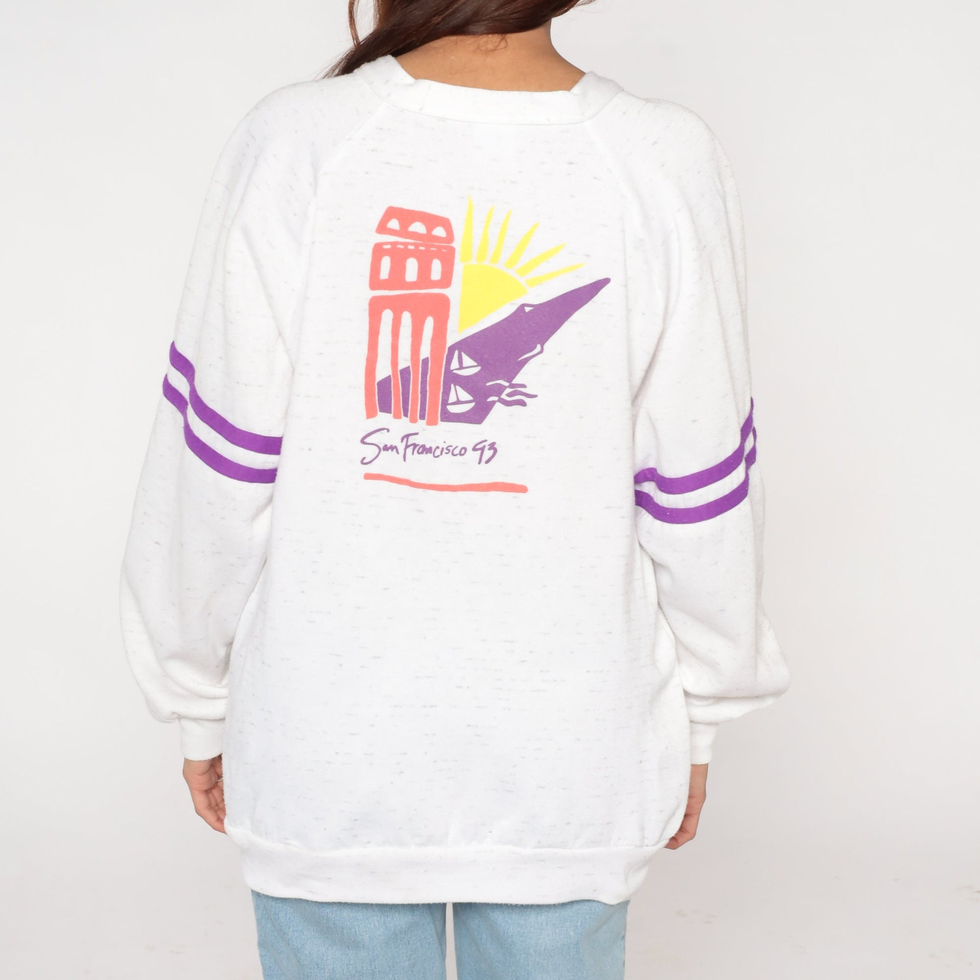 90s California Pacific Southwest Recreation Park Conference Cardigan White XXL