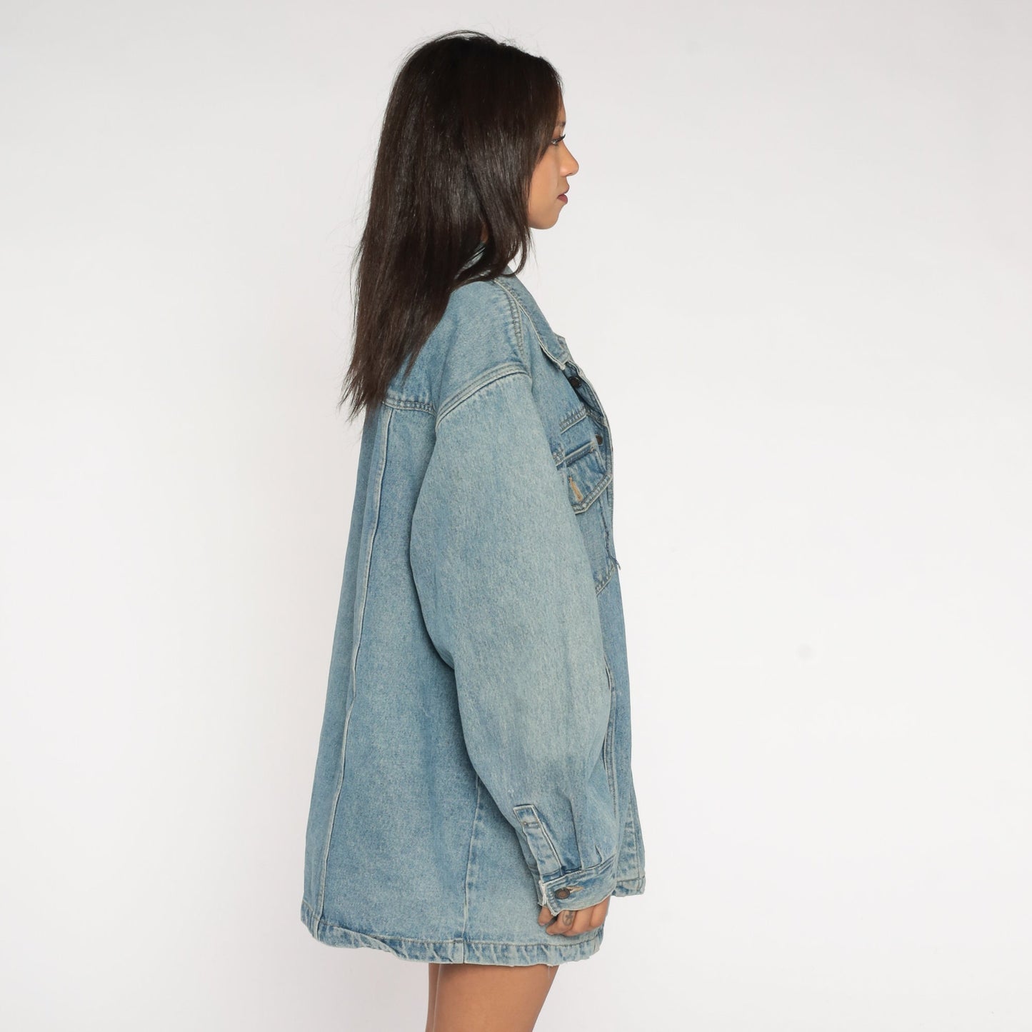 90s Bugle Boy Blue Denim Jacket Men's Extra Large XL
