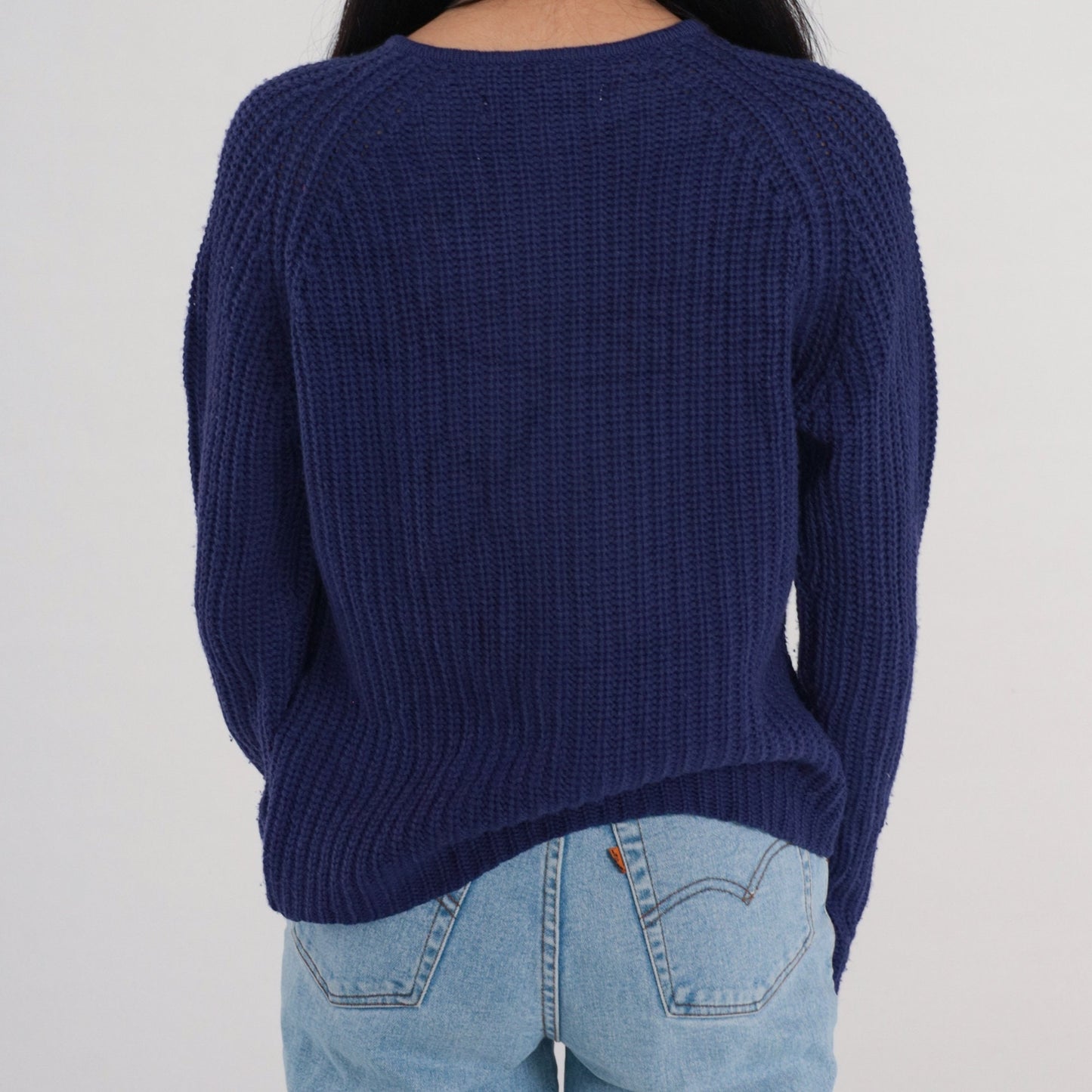 00s Purple Merino Wool Cardigan Raglan Zip-Up Sweater Small S