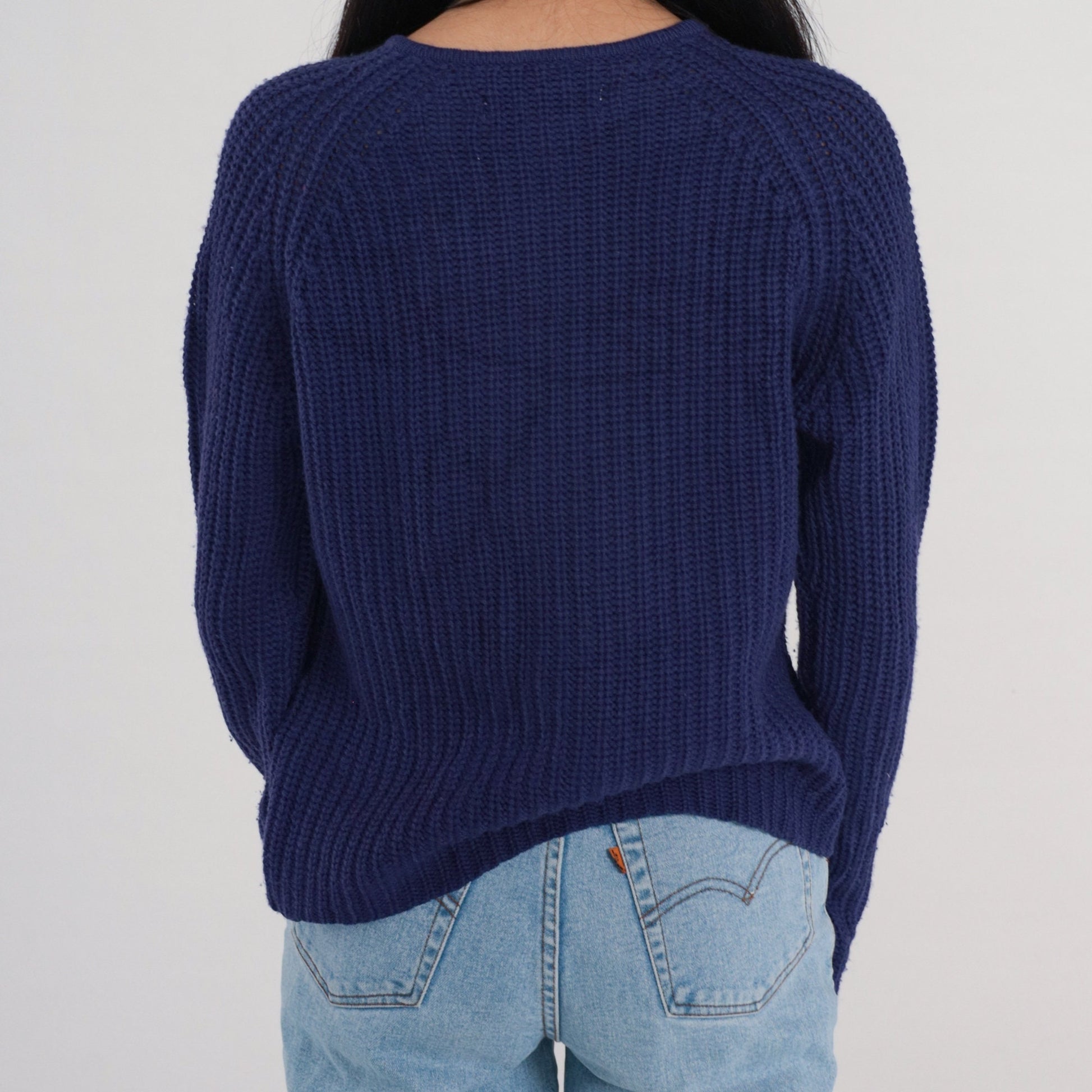 00s Purple Merino Wool Cardigan Raglan Zip-Up Sweater Small S