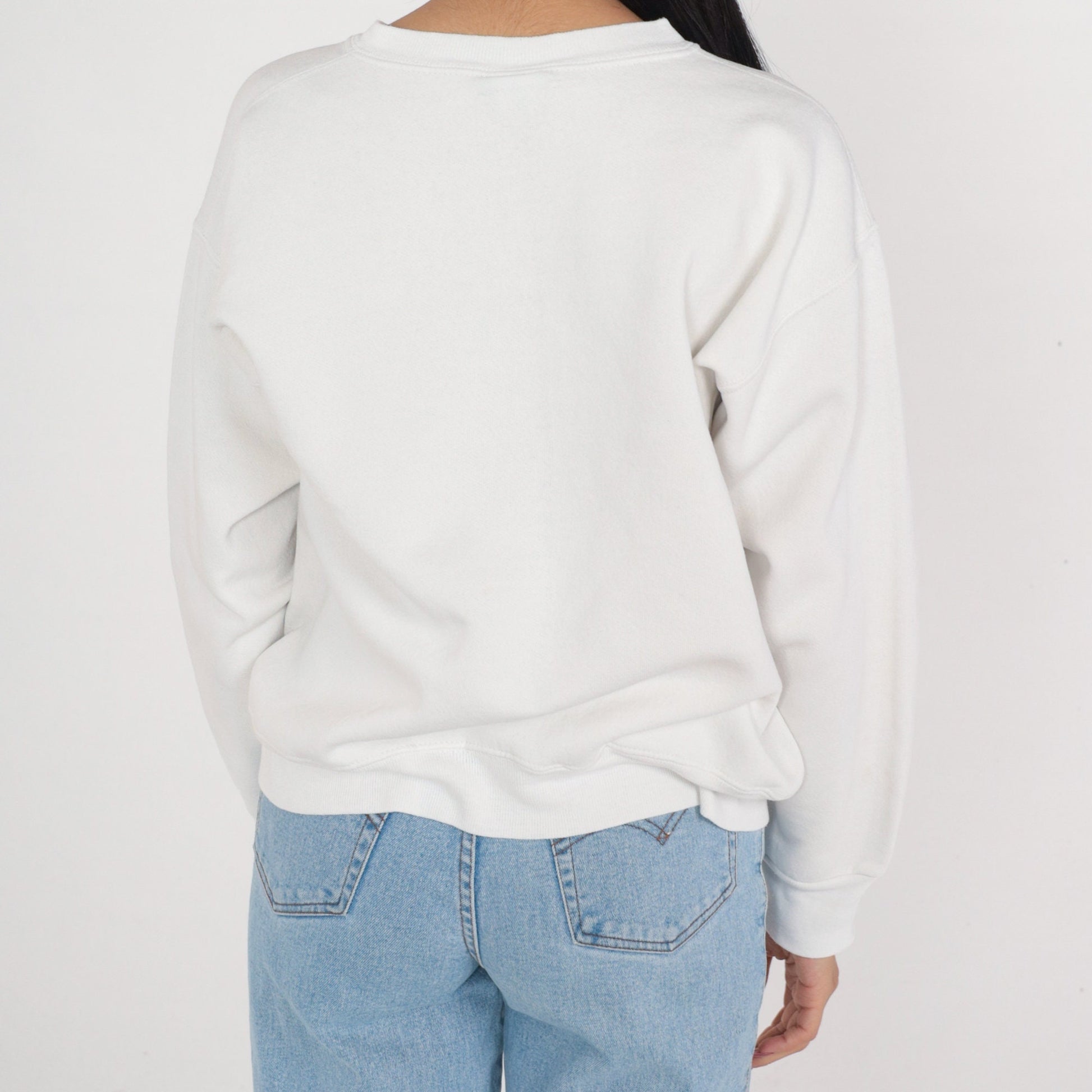 90s Cornell University Sweatshirt White Logo Crewneck Jansport Large