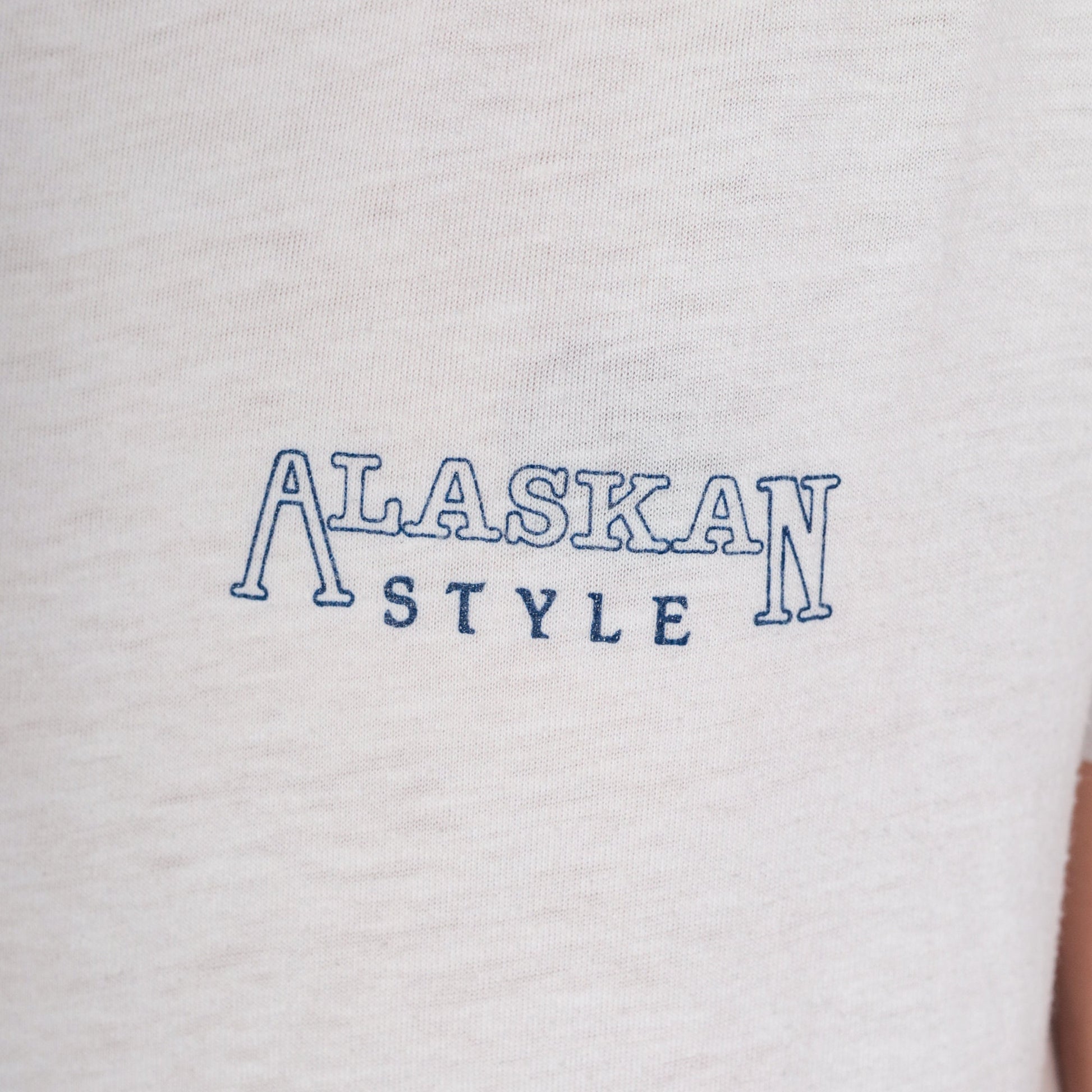 80s Ski Alaska Graphic T-Shirt Single Stitch Burnout Tee Small S