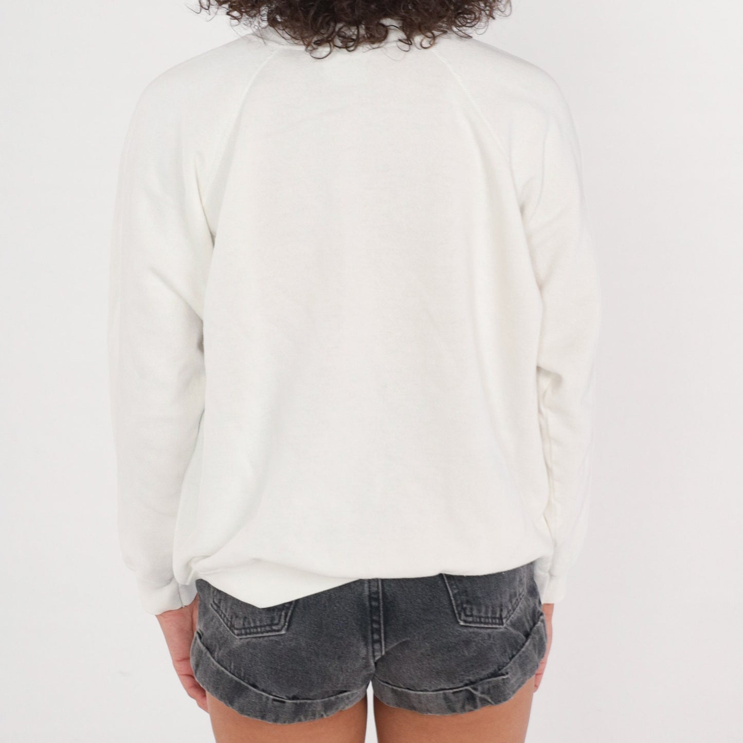 90s California FBLA Future Business Leaders Sweatshirt White Raglan Large L