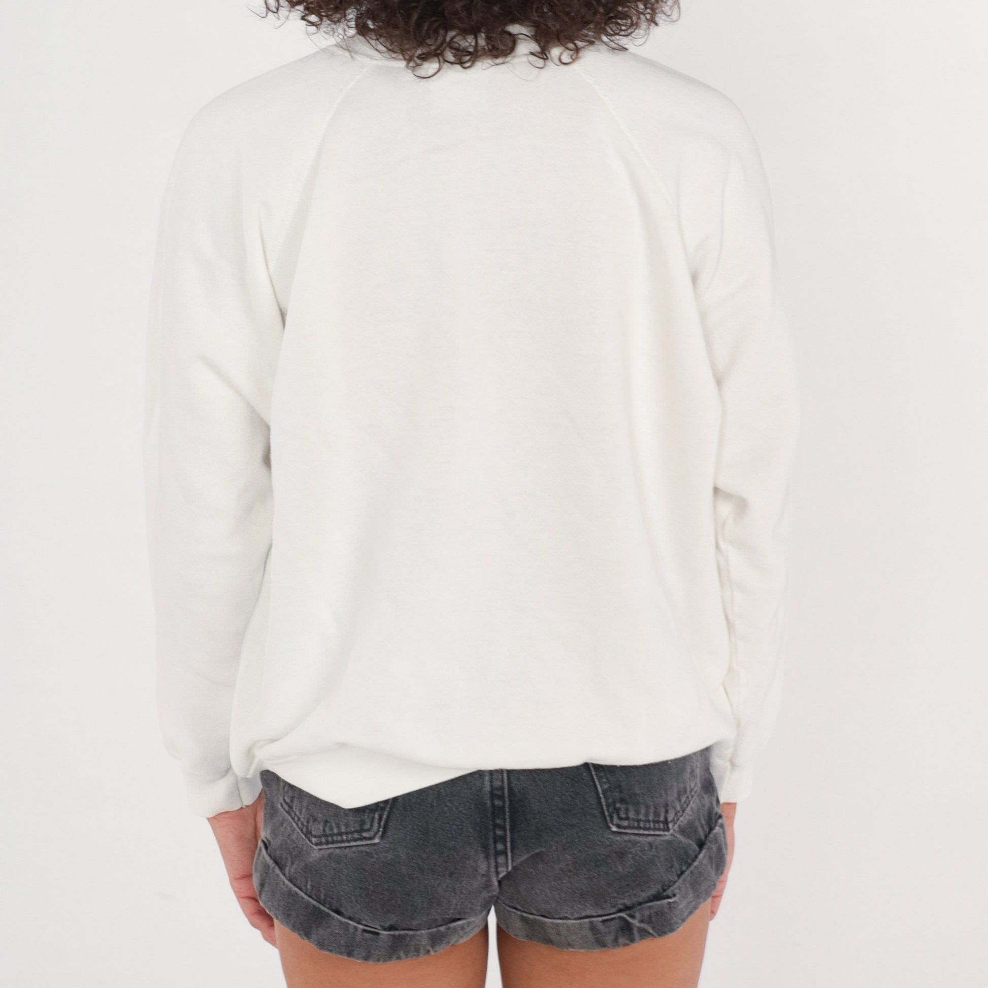 90s California FBLA Future Business Leaders Sweatshirt White Raglan Large L