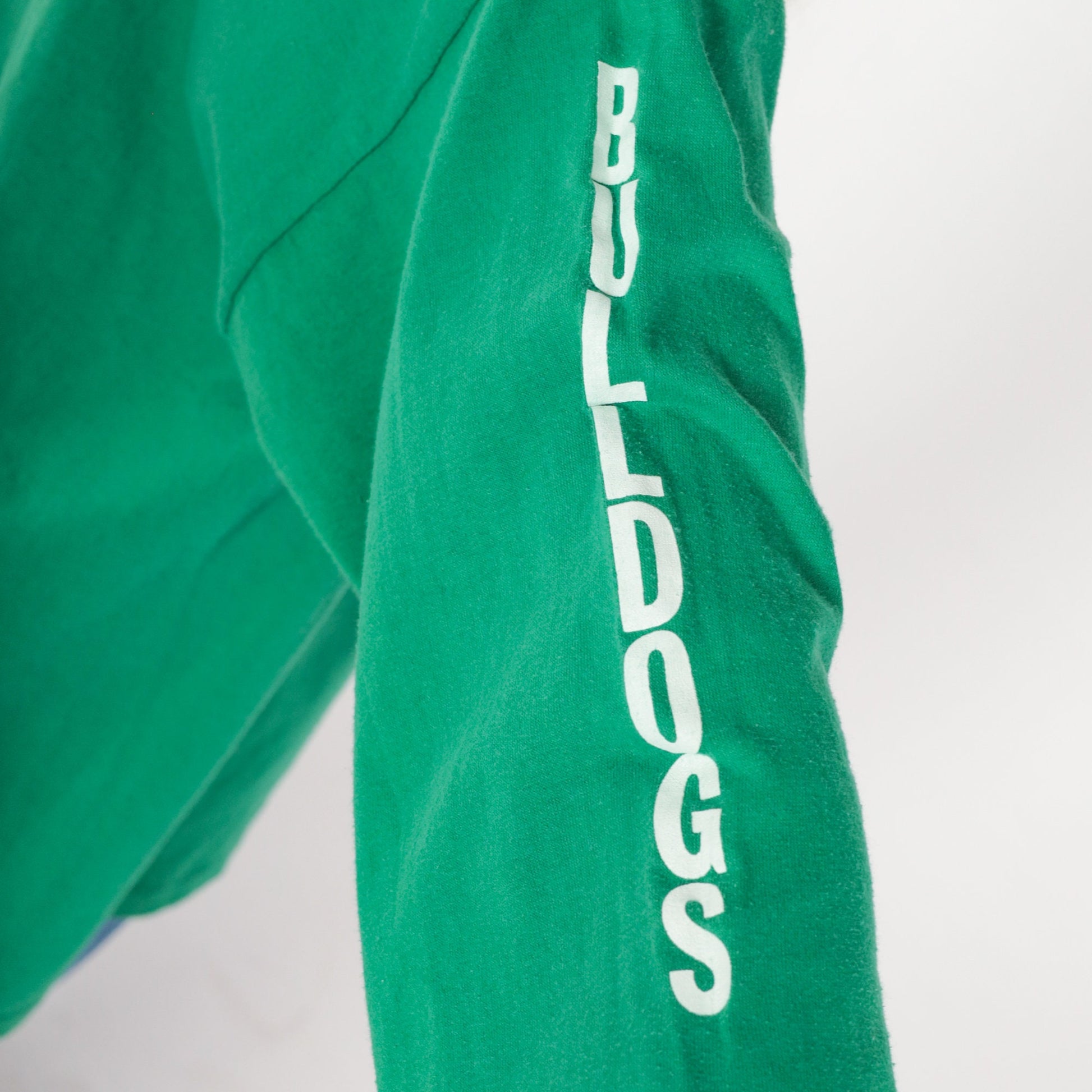 80s Albuquerque High School Bulldogs Faculty Long Sleeve Tee Green Large