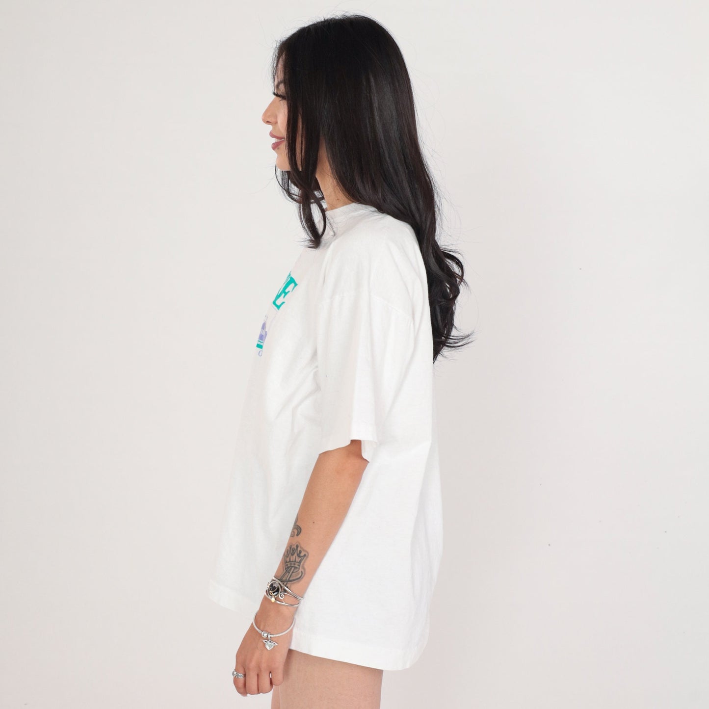 90s Celebrate Baltimore Inner Harbor Graphic T-Shirt White Single Stitch XL