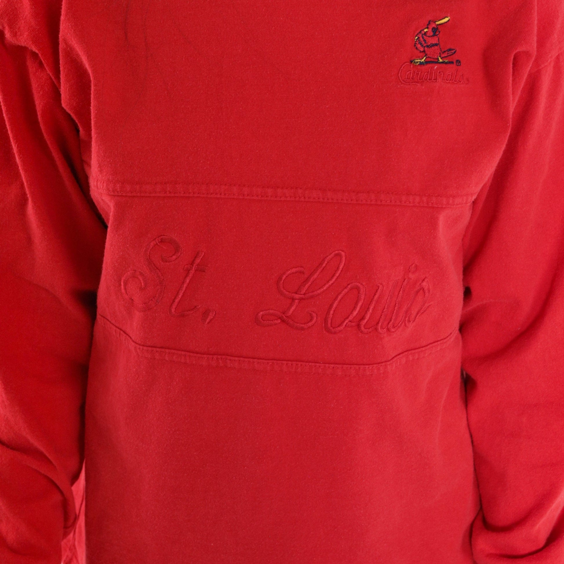 90s St Louis Cardinals Baseball T-Shirt Red Graphic Tee Small