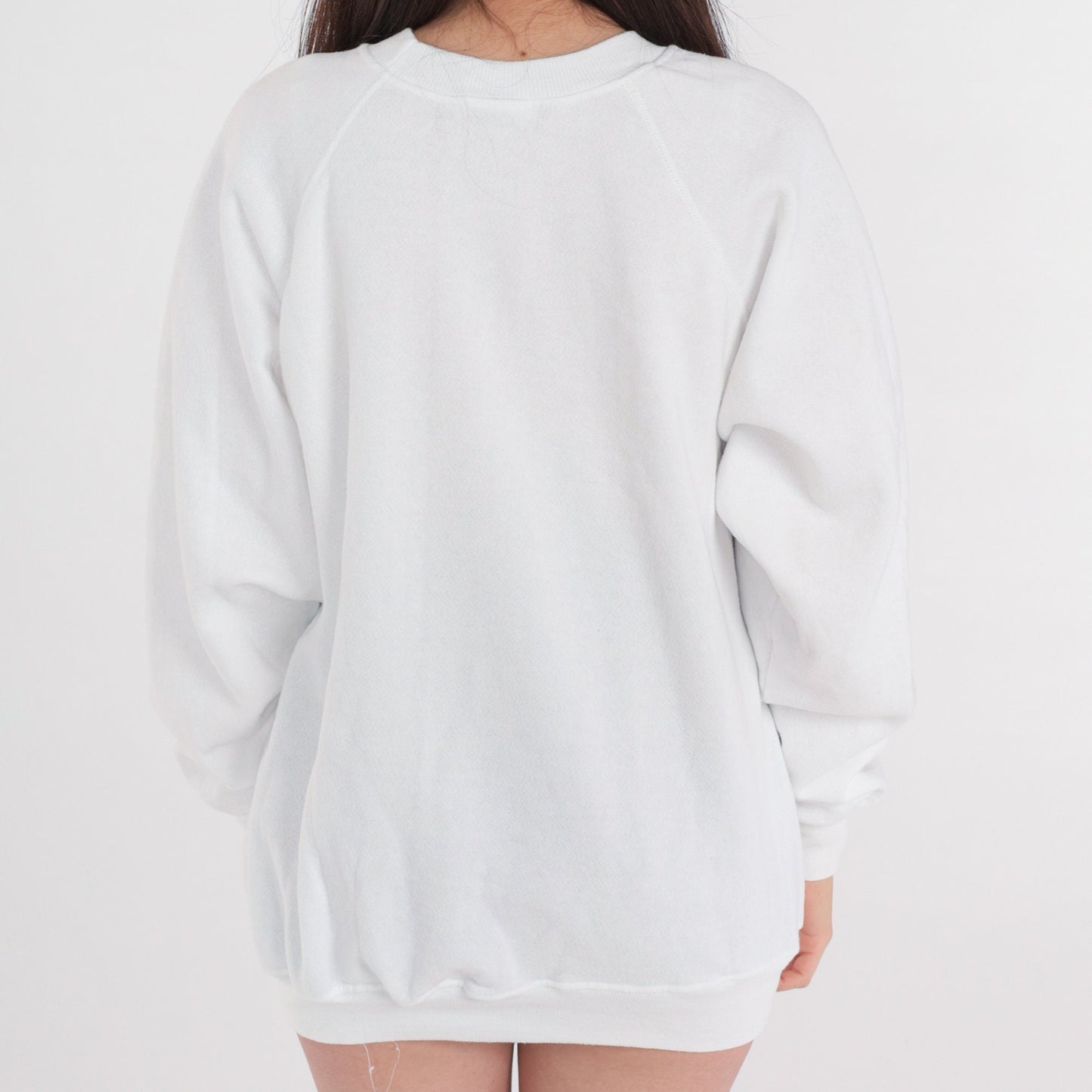 90s Caltech California Institute of Technology Raglan Sweatshirt White Centennial Extra Large XL