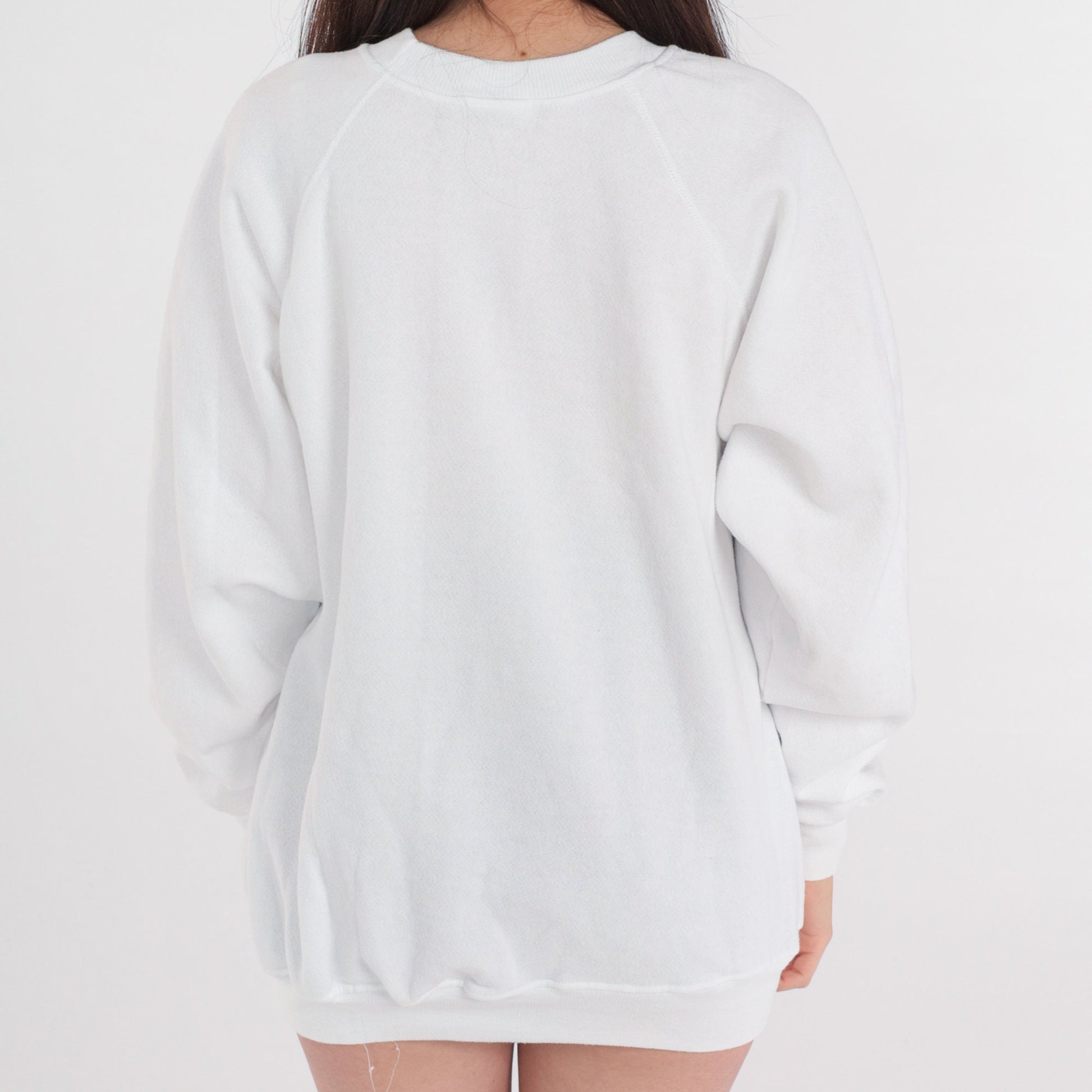 90s Caltech California Institute of Technology Raglan Sweatshirt White Centennial Extra Large XL