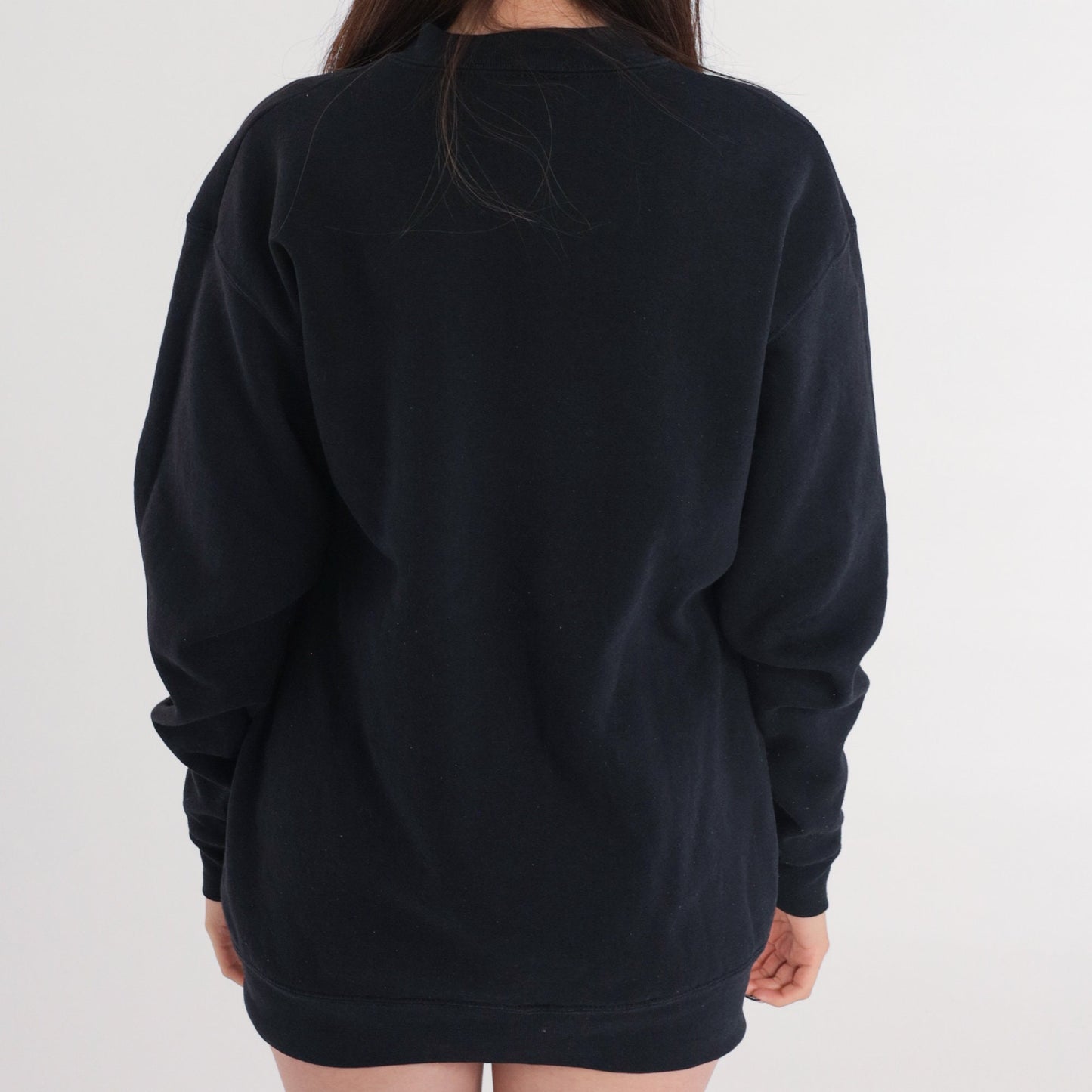 90s META Maintenance Equipment Training Academy Sweatshirt Black Crewneck Large L
