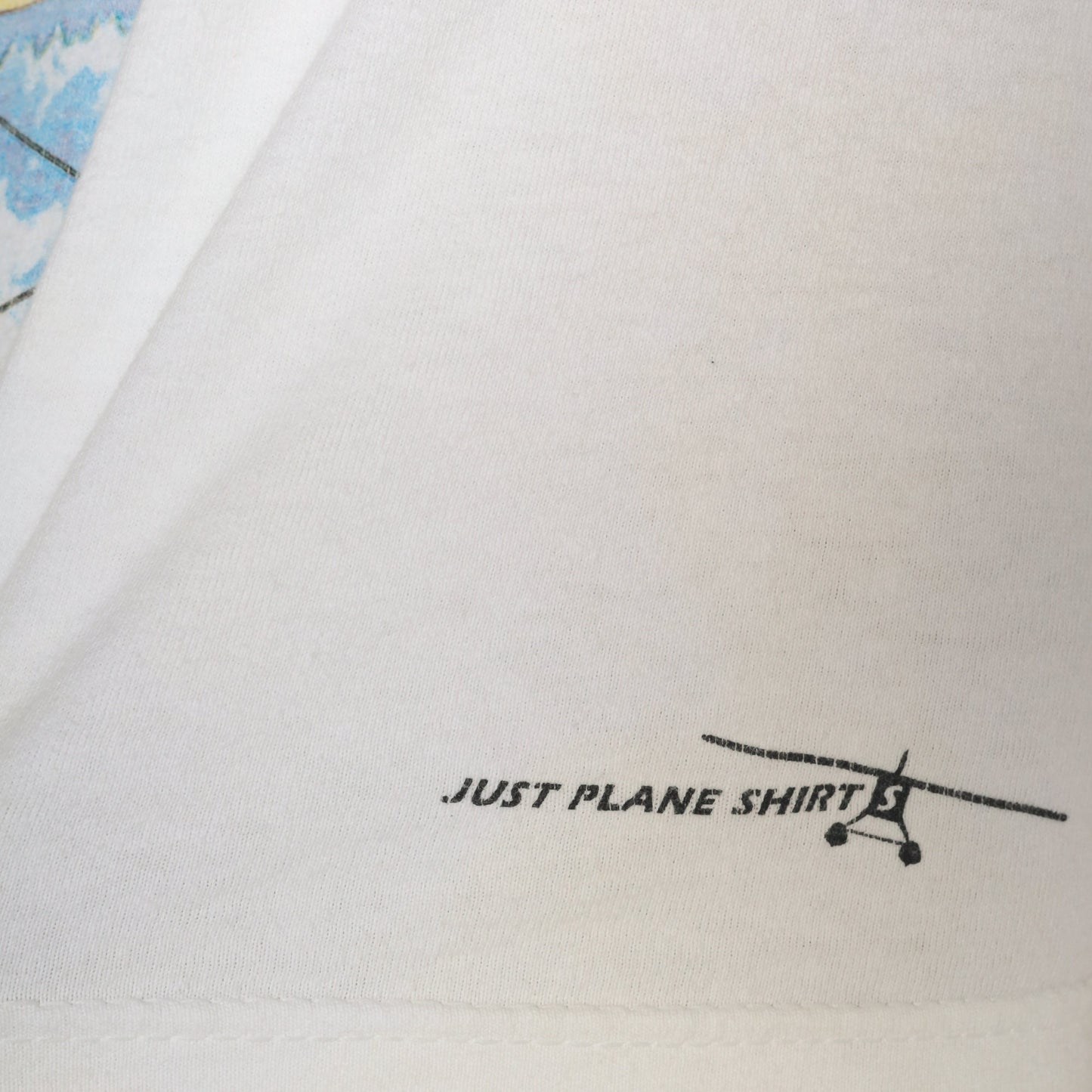 1990s Seaplane Graphic T-Shirt Washington and Beyond Aviation Tee White Large