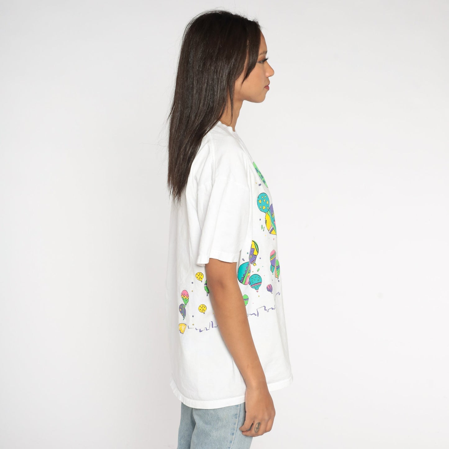 1998 Albuquerque International Balloon Fiesta Graphic Tee Cotton Large