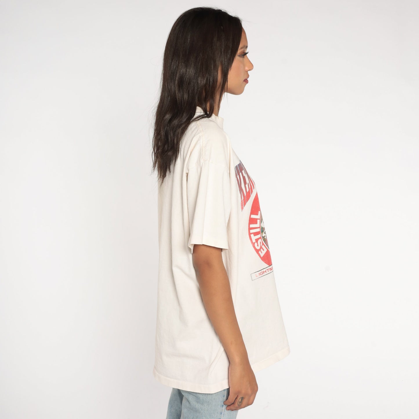 90s Estill County Kentucky Moonshine Graphic T-Shirt Cotton Single Stitch Extra Large
